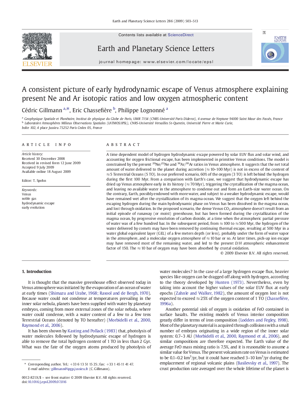 A consistent picture of early hydrodynamic escape of Venus atmosphere explaining present Ne and Ar isotopic ratios and low oxygen atmospheric content