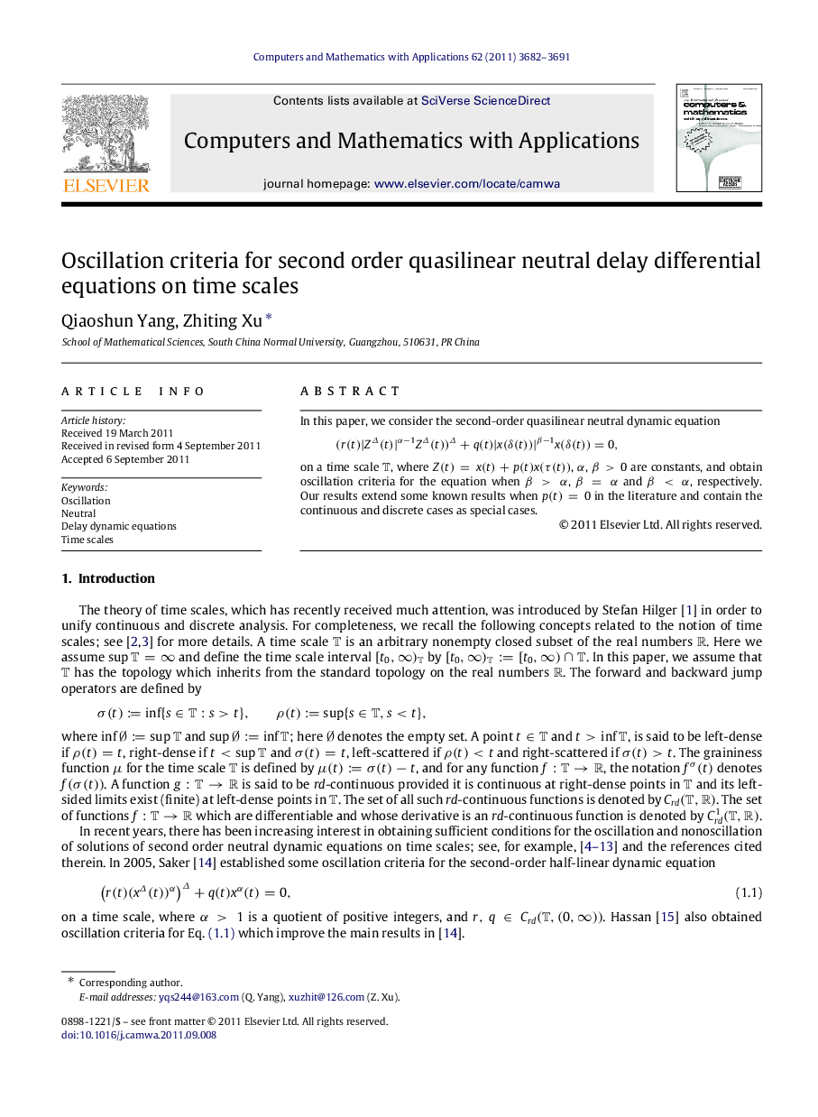 Oscillation criteria for second order quasilinear neutral delay differential equations on time scales