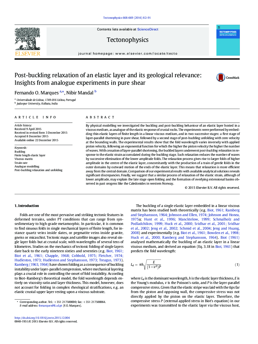 Post-buckling relaxation of an elastic layer and its geological relevance: Insights from analogue experiments in pure shear