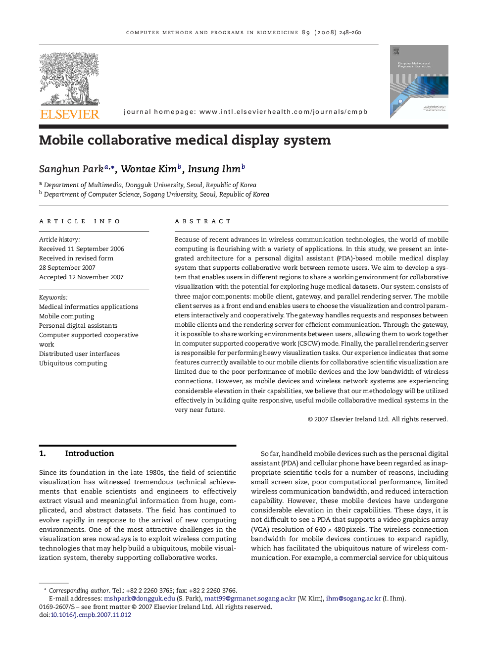 Mobile collaborative medical display system