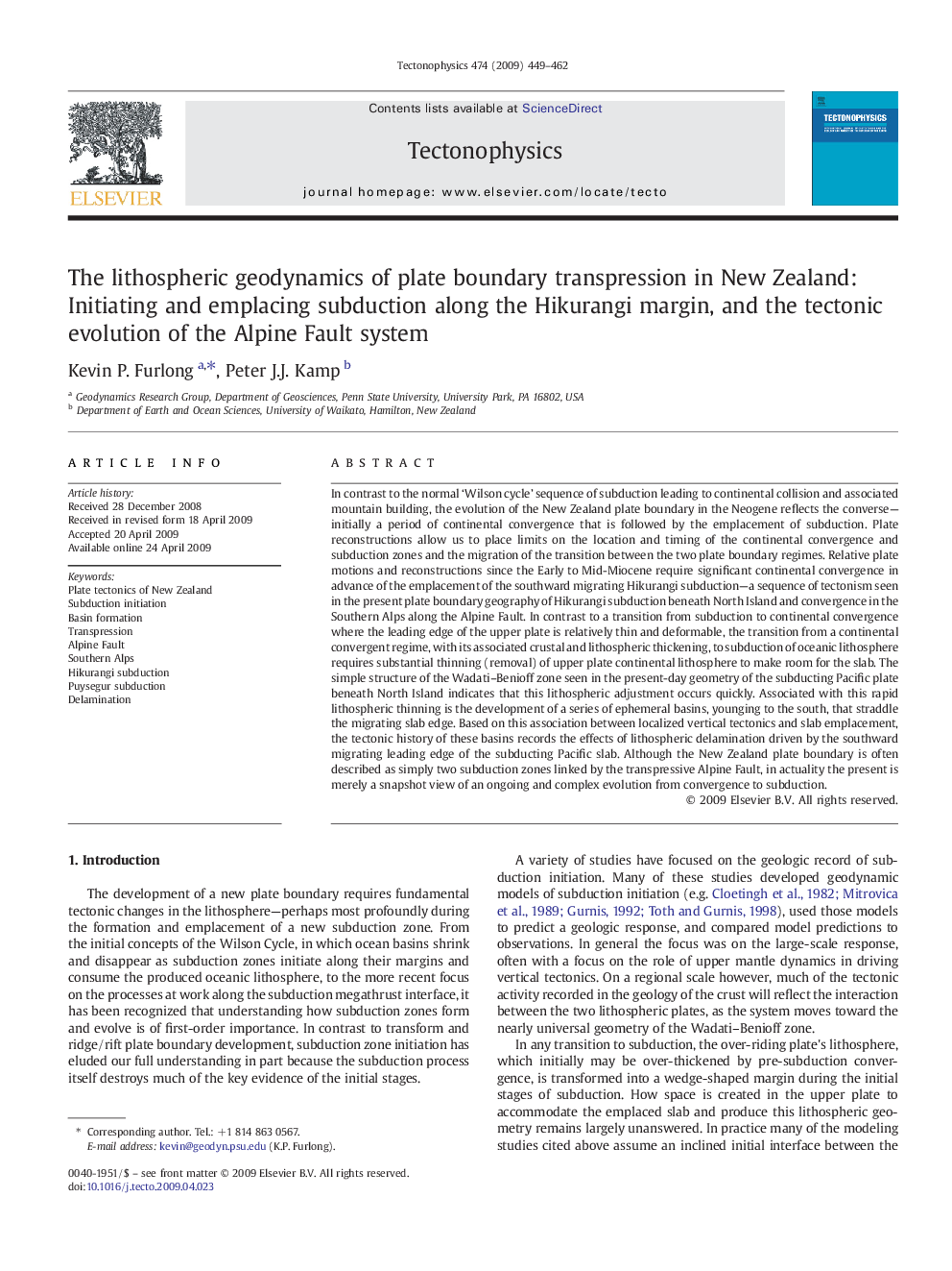 The lithospheric geodynamics of plate boundary transpression in New Zealand: Initiating and emplacing subduction along the Hikurangi margin, and the tectonic evolution of the Alpine Fault system