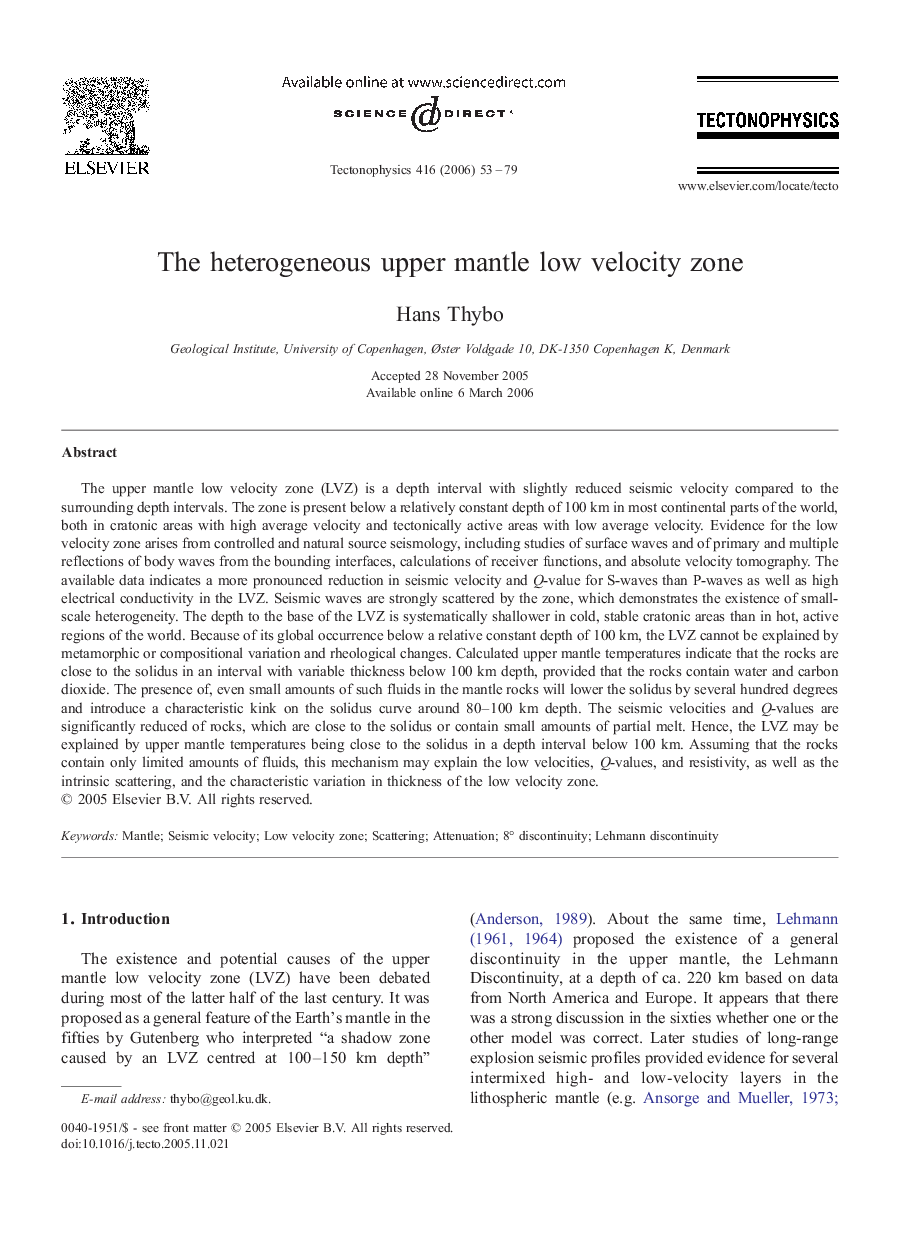 The heterogeneous upper mantle low velocity zone