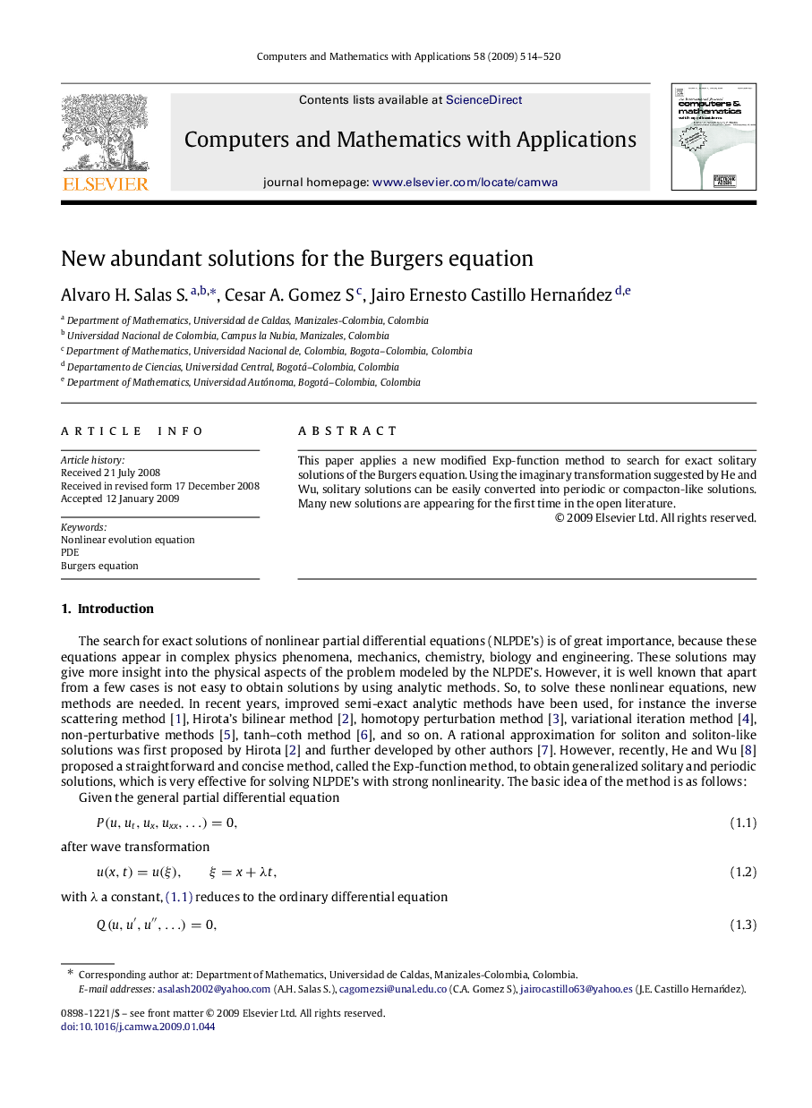 New abundant solutions for the Burgers equation