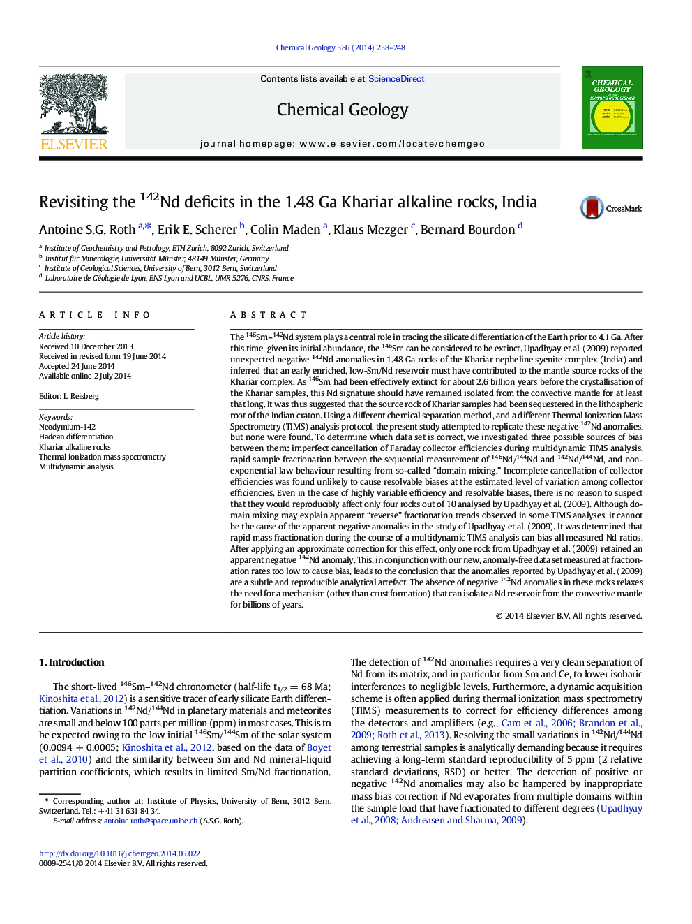 Revisiting the 142Nd deficits in the 1.48 Ga Khariar alkaline rocks, India