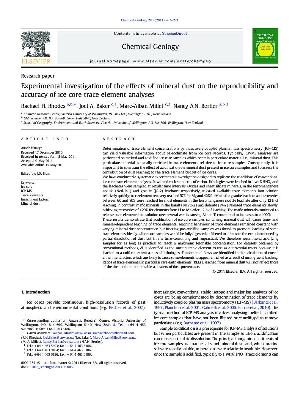Experimental investigation of the effects of mineral dust on the reproducibility and accuracy of ice core trace element analyses