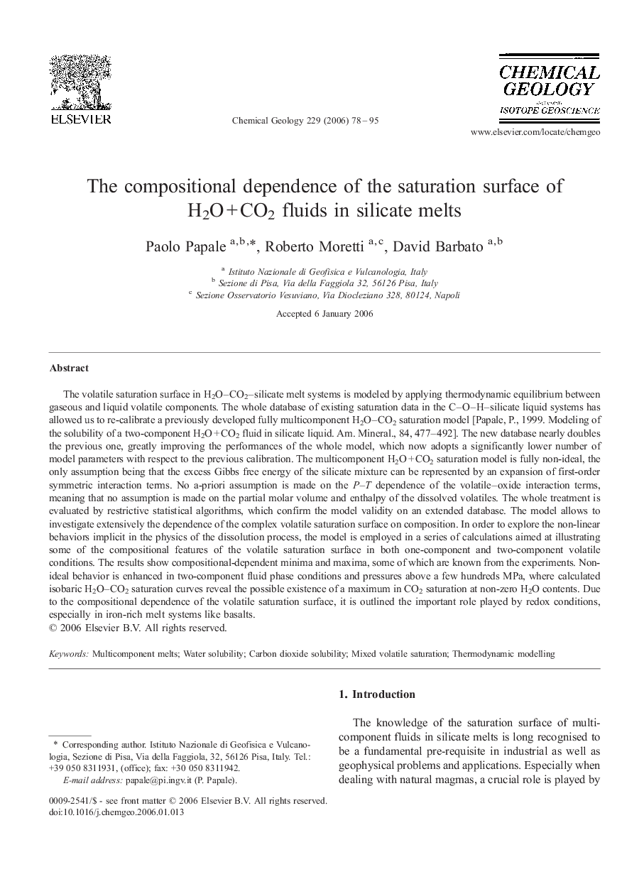 The compositional dependence of the saturation surface of H2O + CO2 fluids in silicate melts