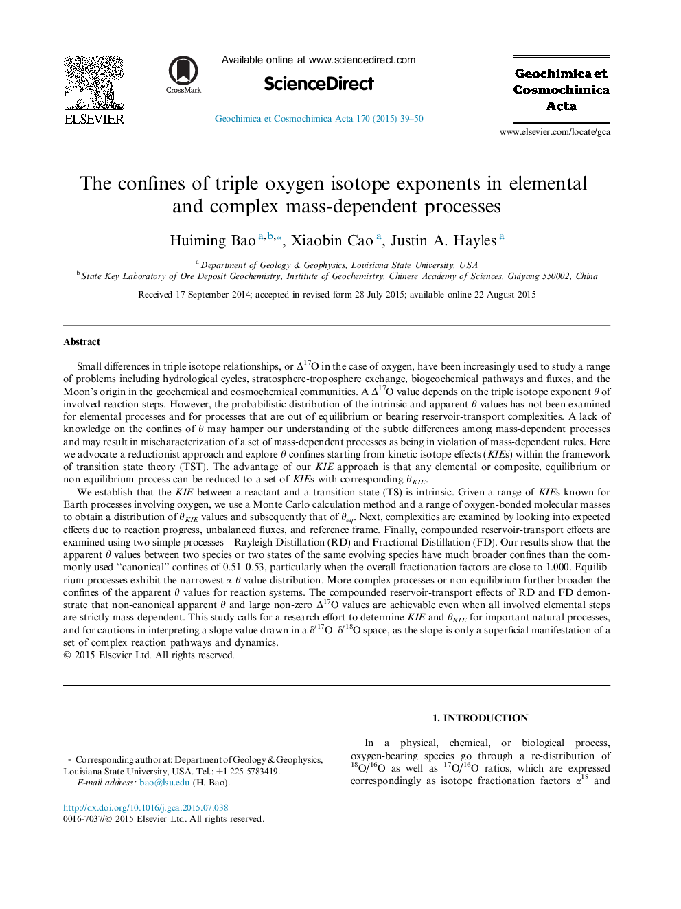 The confines of triple oxygen isotope exponents in elemental and complex mass-dependent processes