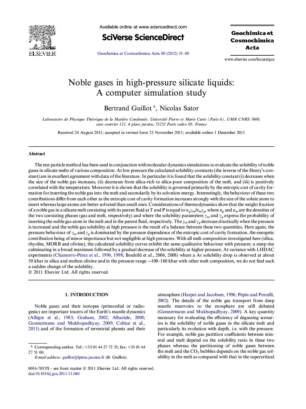 Noble gases in high-pressure silicate liquids: A computer simulation study