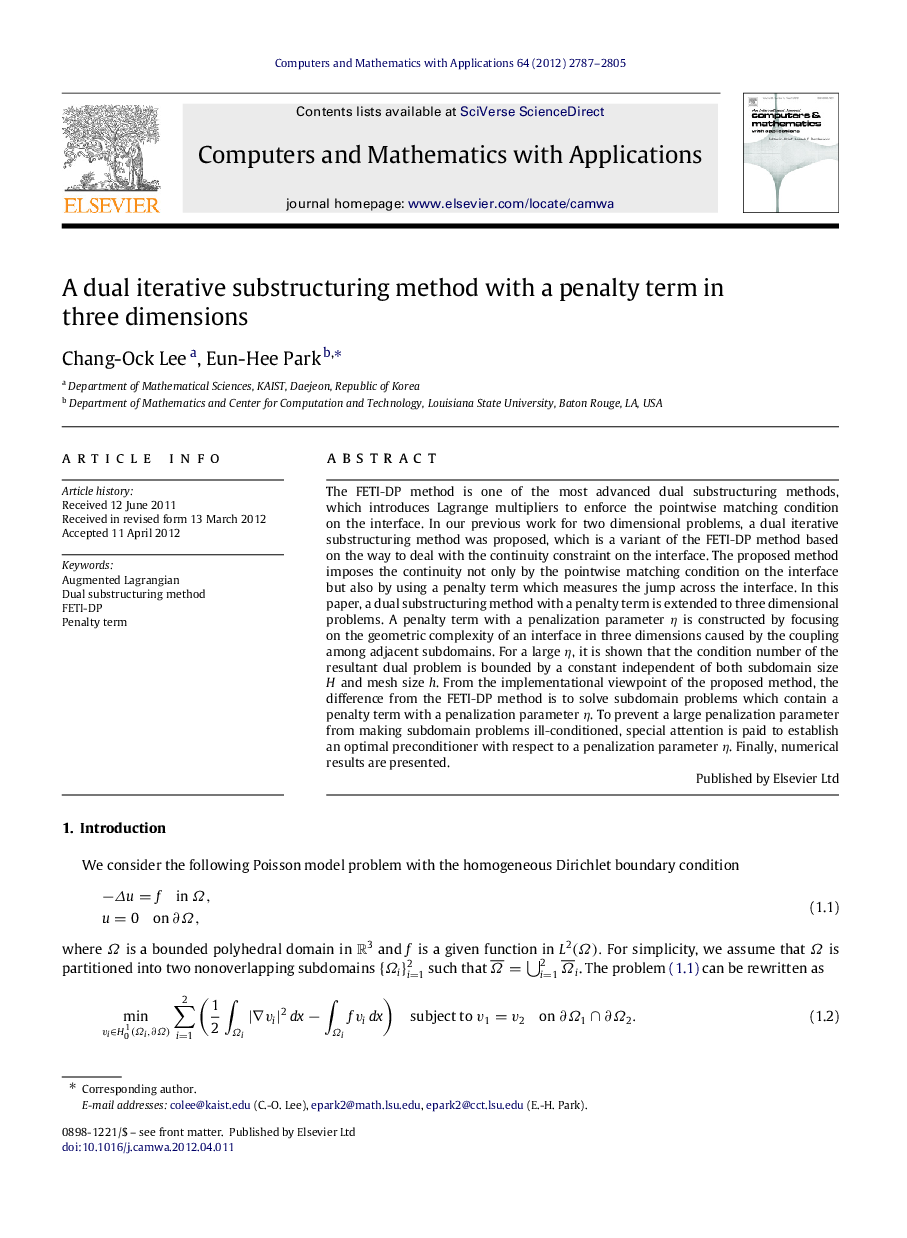 A dual iterative substructuring method with a penalty term in three dimensions