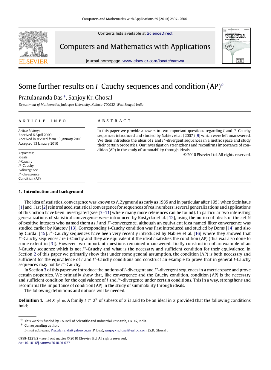 Some further results on II-Cauchy sequences and condition (AP) 