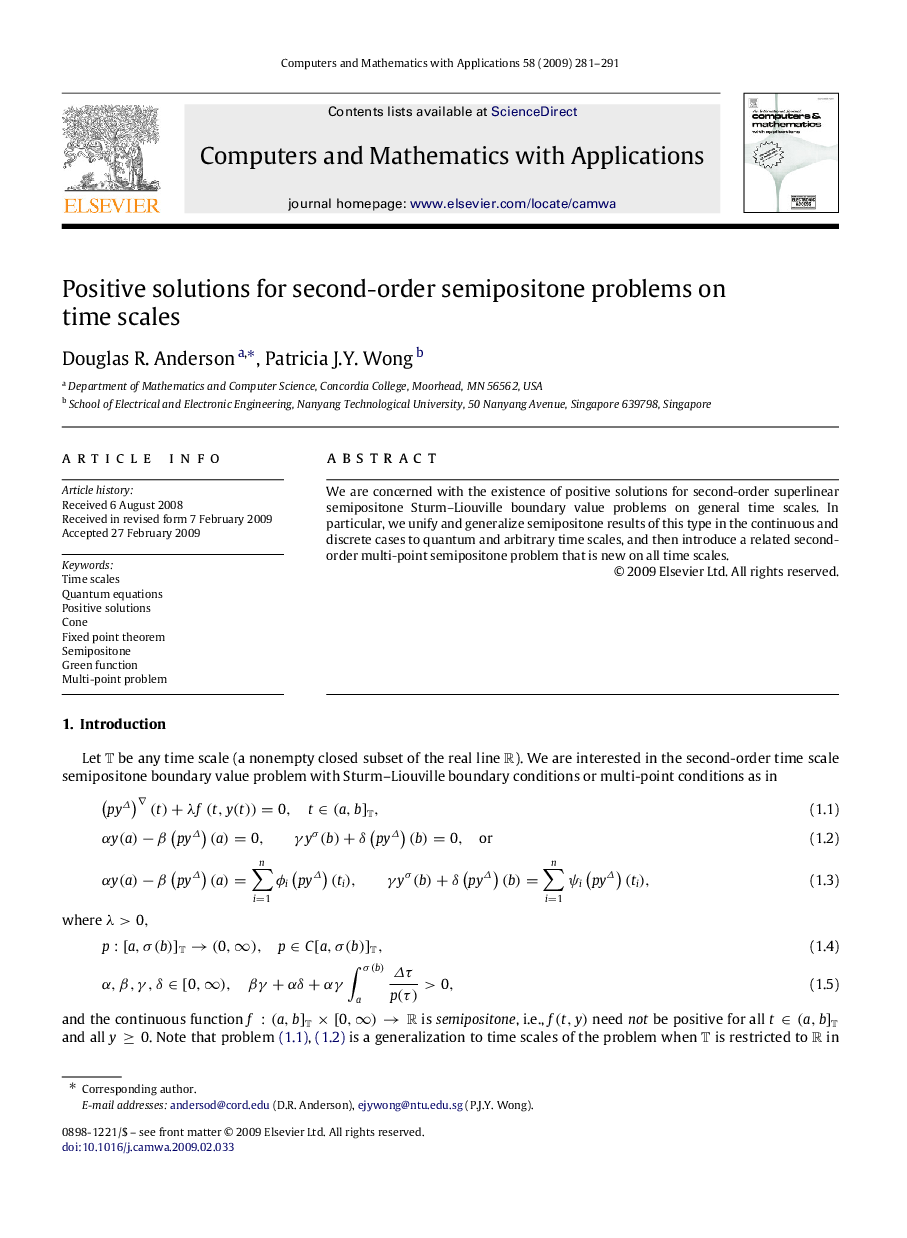 Positive solutions for second-order semipositone problems on time scales