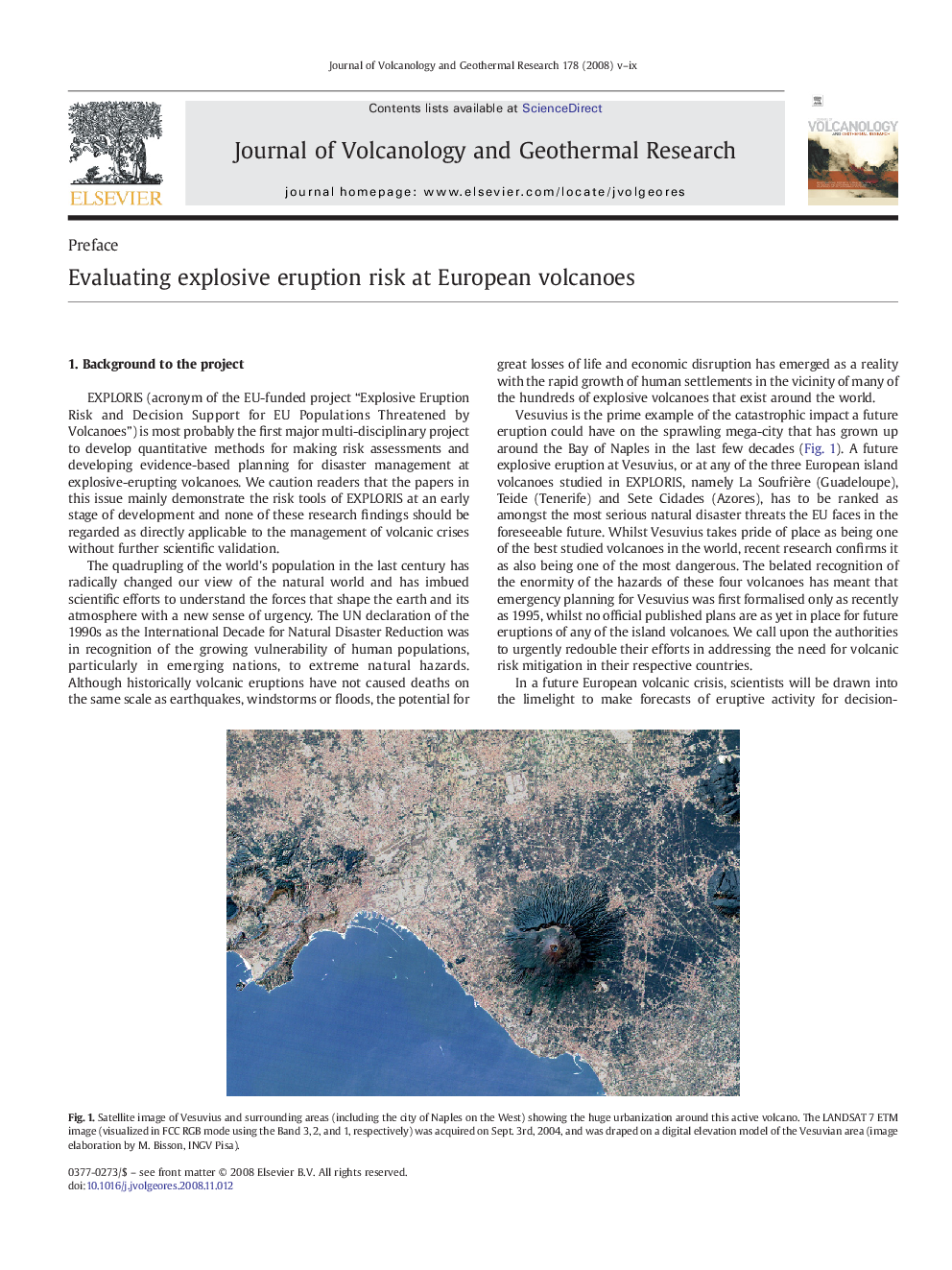 Evaluating explosive eruption risk at European volcanoes