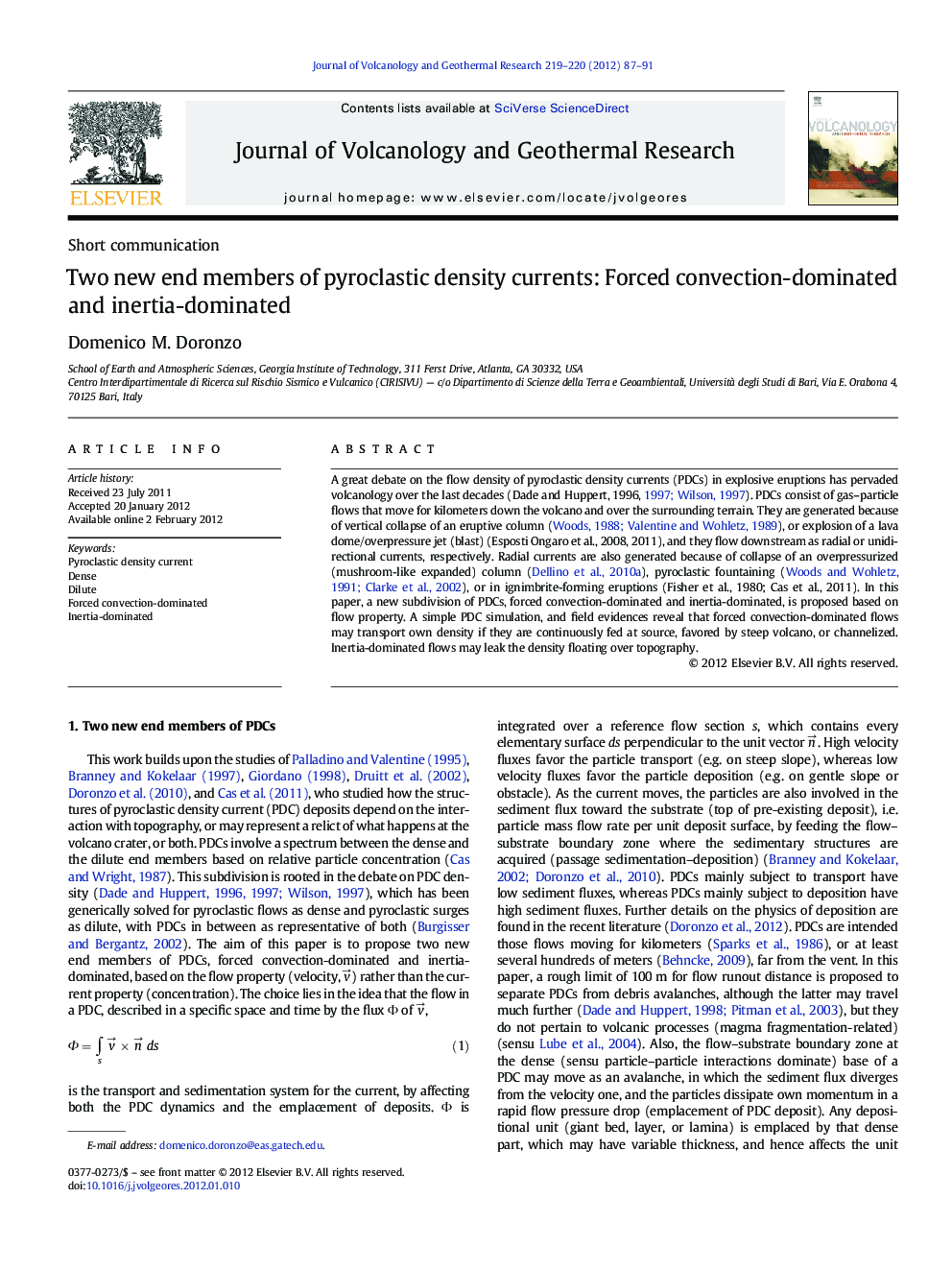 Two new end members of pyroclastic density currents: Forced convection-dominated and inertia-dominated