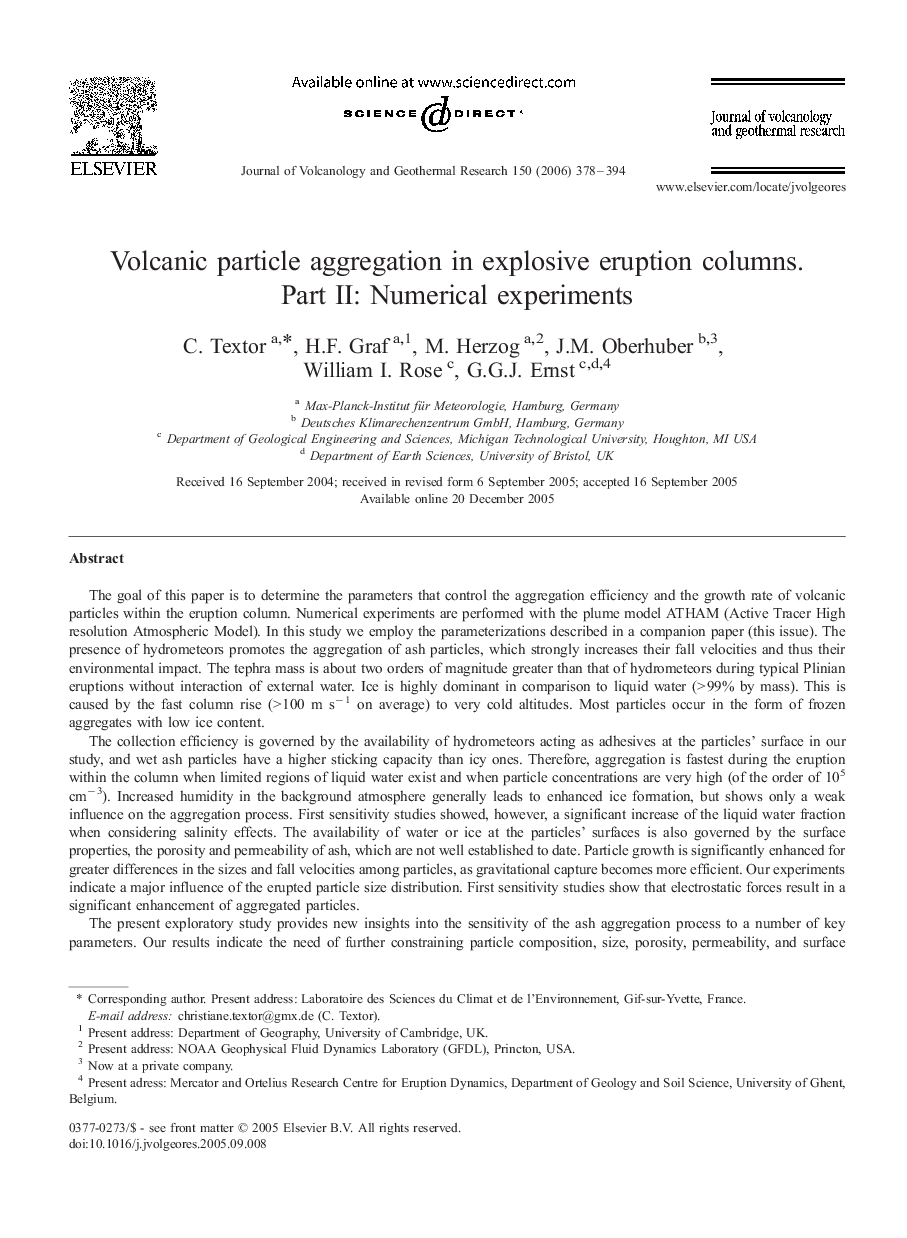 Volcanic particle aggregation in explosive eruption columns. Part II: Numerical experiments