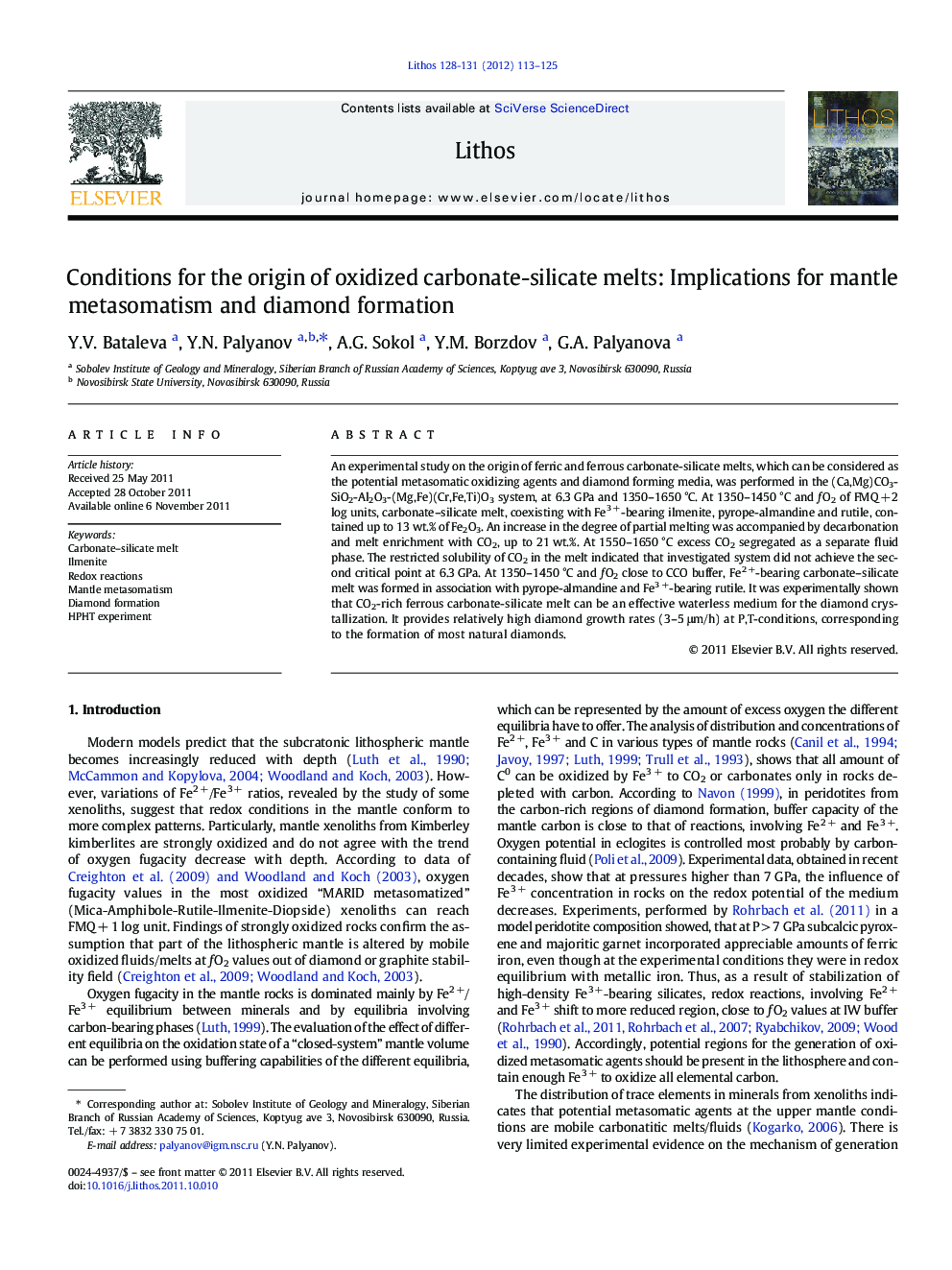 Conditions for the origin of oxidized carbonate-silicate melts: Implications for mantle metasomatism and diamond formation