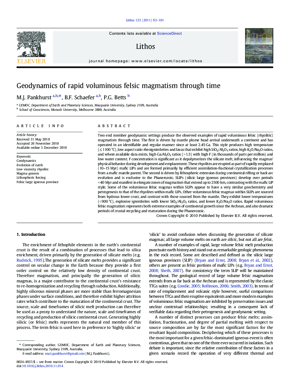 Geodynamics of rapid voluminous felsic magmatism through time