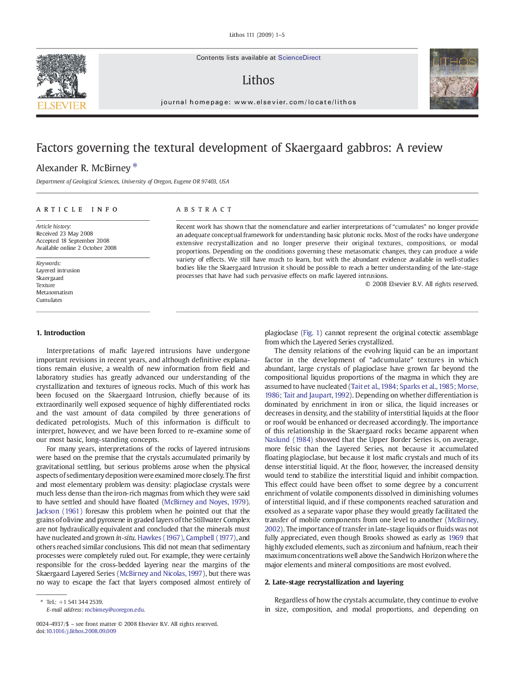 Factors governing the textural development of Skaergaard gabbros: A review