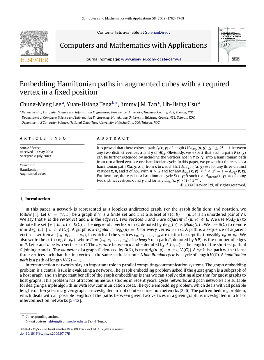 Embedding Hamiltonian paths in augmented cubes with a required vertex in a fixed position