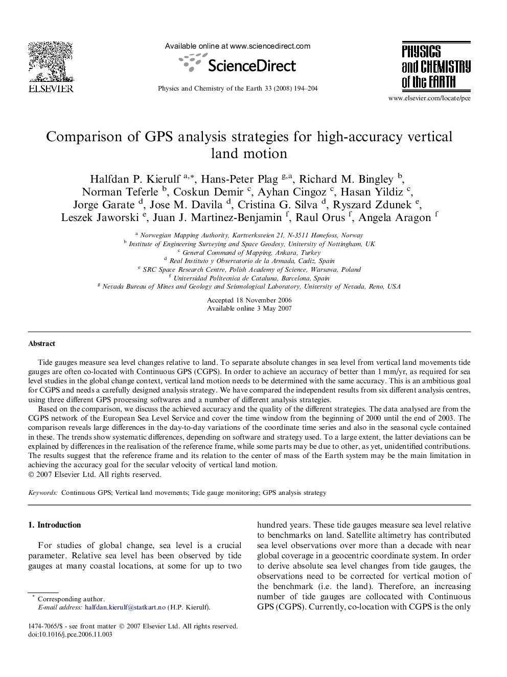 Comparison of GPS analysis strategies for high-accuracy vertical land motion