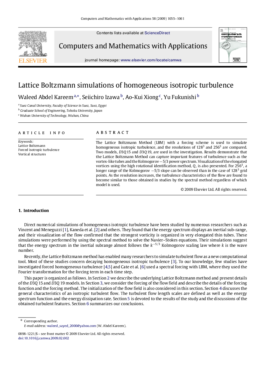 Lattice Boltzmann simulations of homogeneous isotropic turbulence