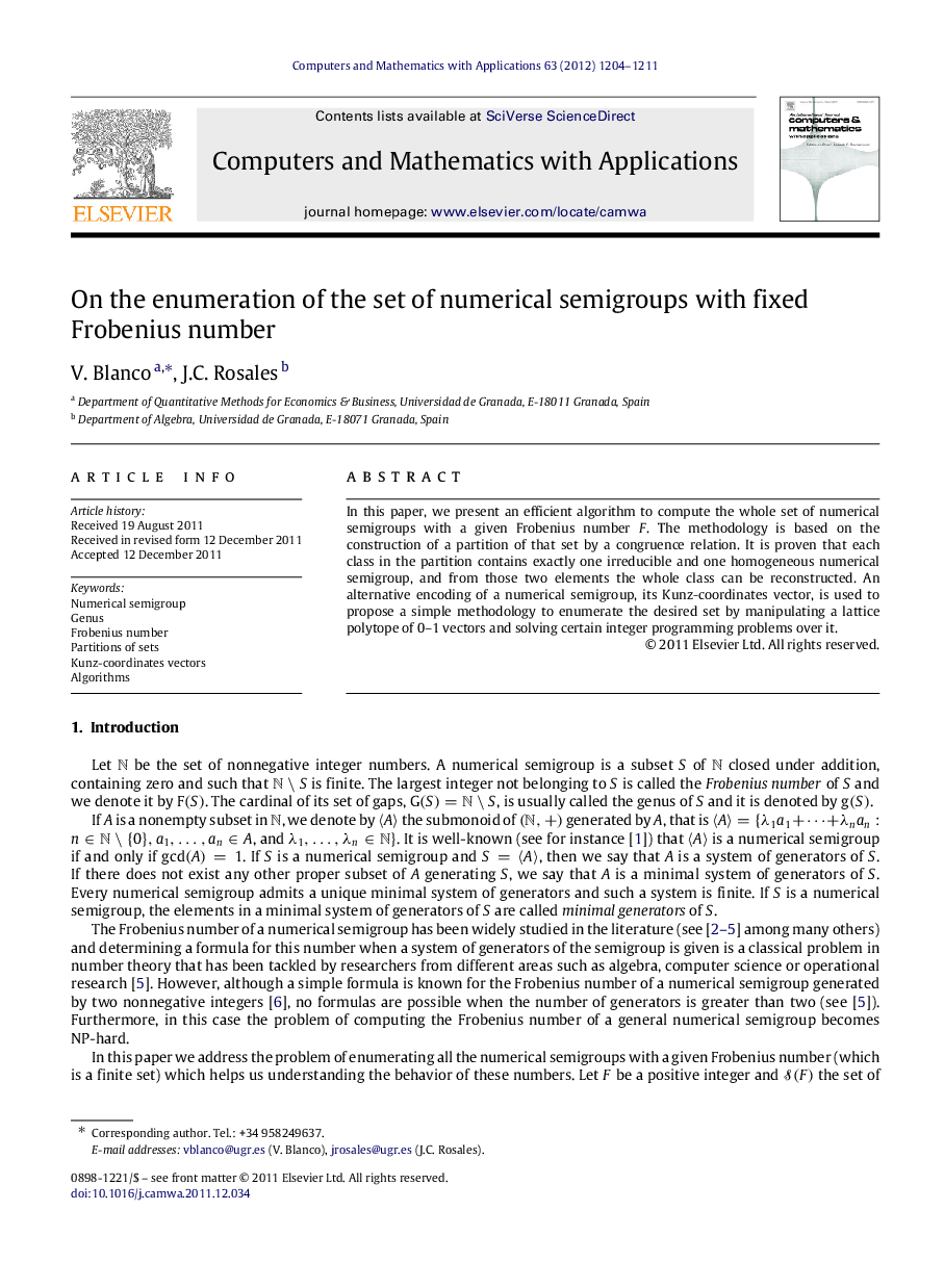 On the enumeration of the set of numerical semigroups with fixed Frobenius number