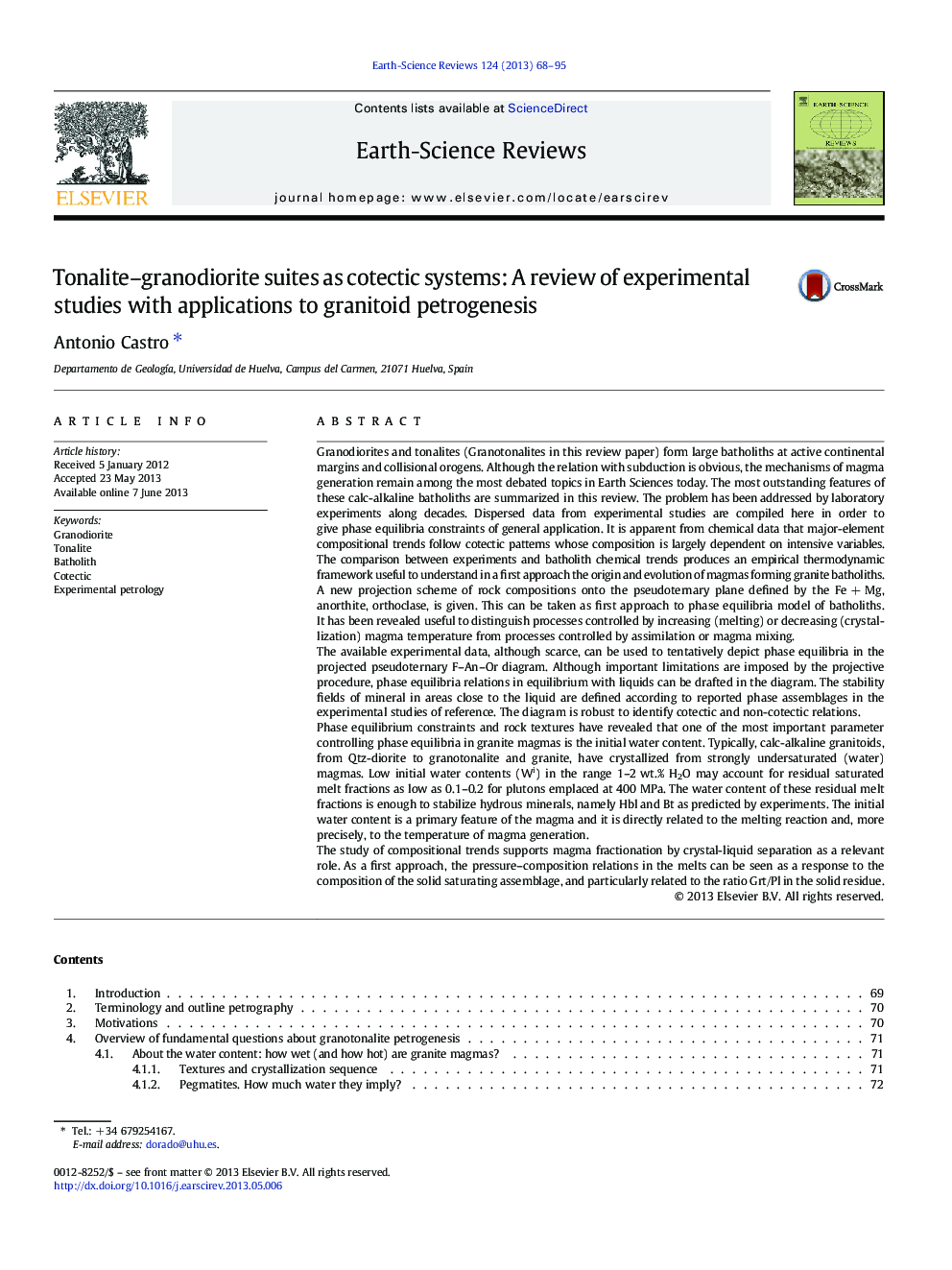 Tonalite–granodiorite suites as cotectic systems: A review of experimental studies with applications to granitoid petrogenesis