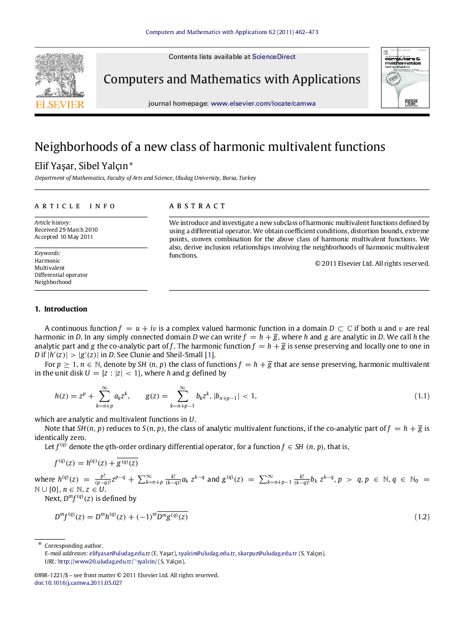 Neighborhoods of a new class of harmonic multivalent functions