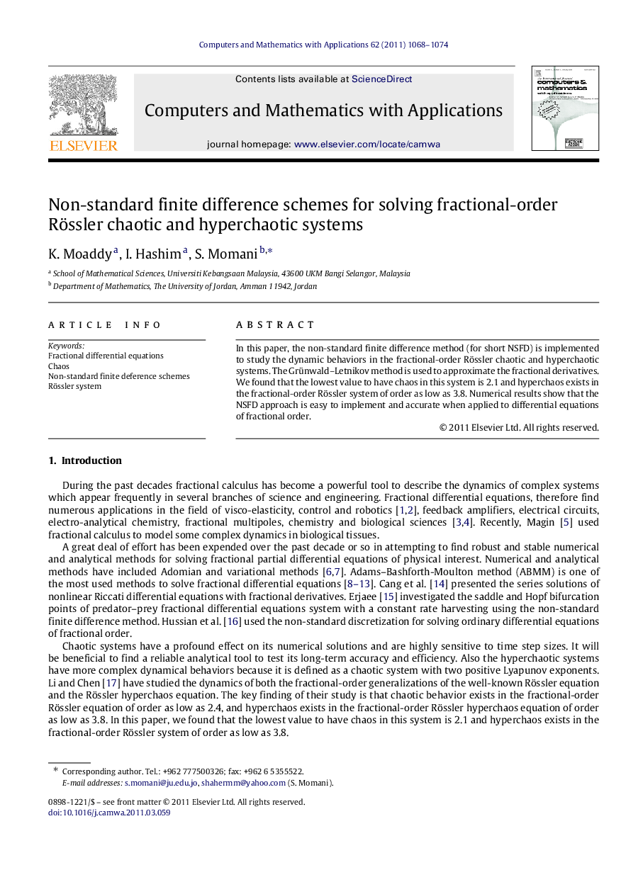 Non-standard finite difference schemes for solving fractional-order Rössler chaotic and hyperchaotic systems