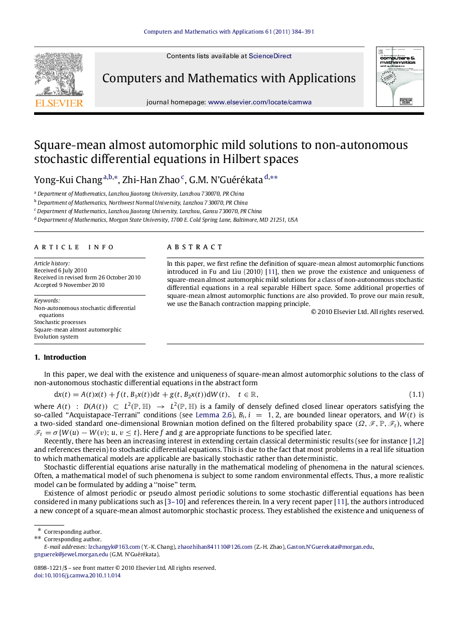 Square-mean almost automorphic mild solutions to non-autonomous stochastic differential equations in Hilbert spaces