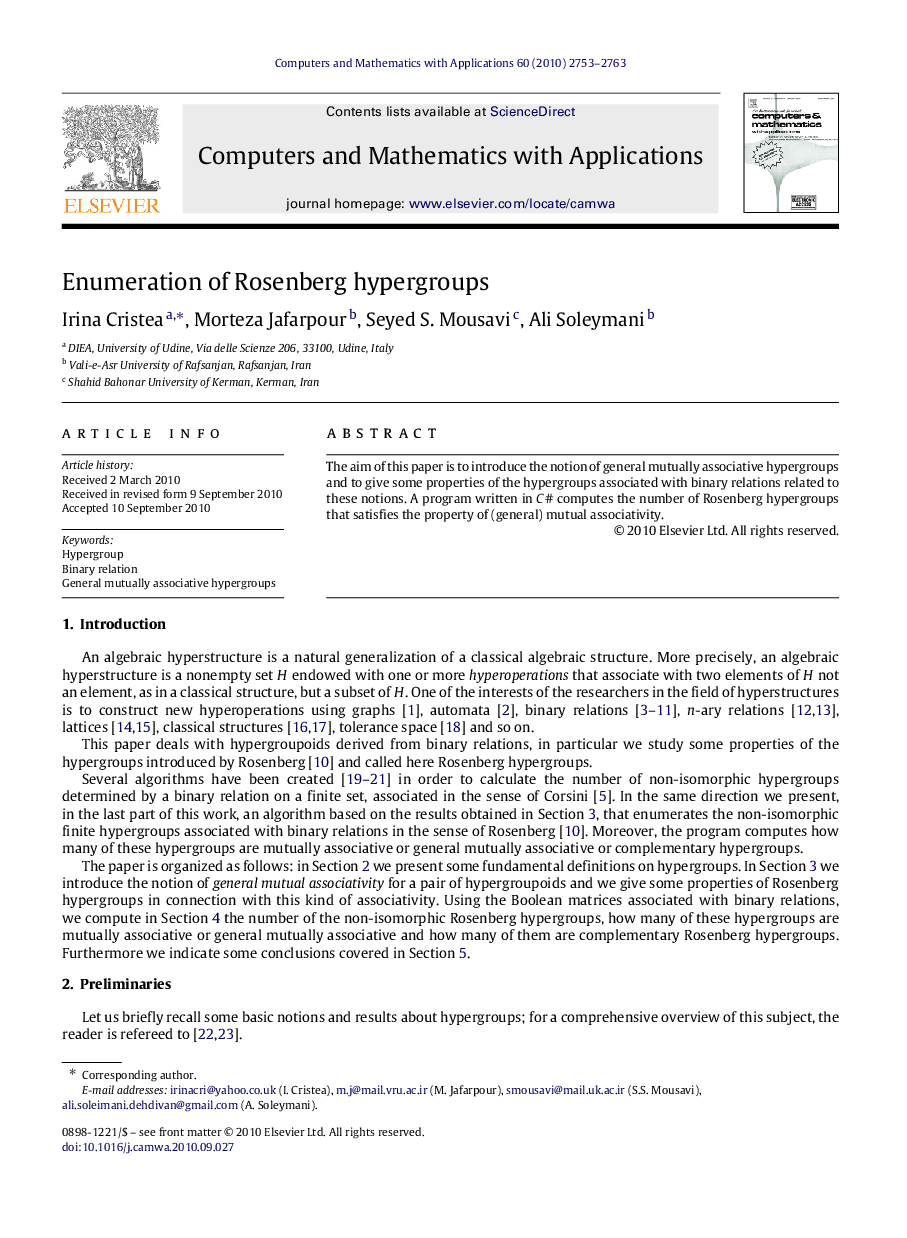 Enumeration of Rosenberg hypergroups