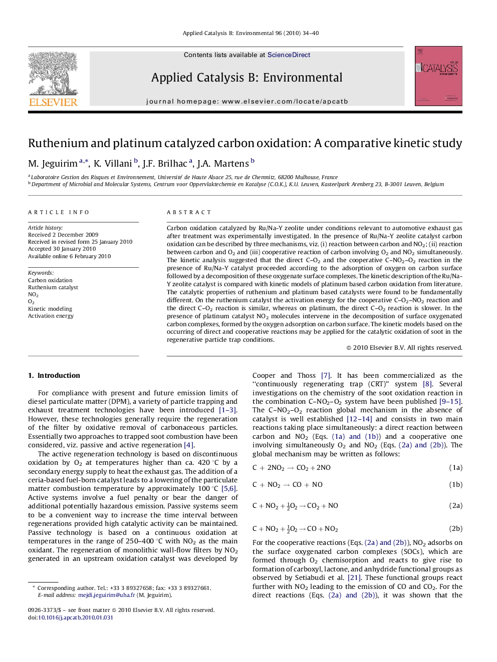 Ruthenium and platinum catalyzed carbon oxidation: A comparative kinetic study