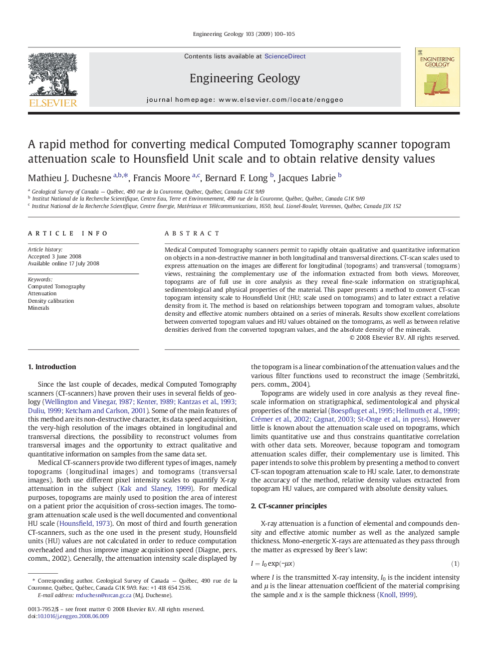 A rapid method for converting medical Computed Tomography scanner topogram attenuation scale to Hounsfield Unit scale and to obtain relative density values