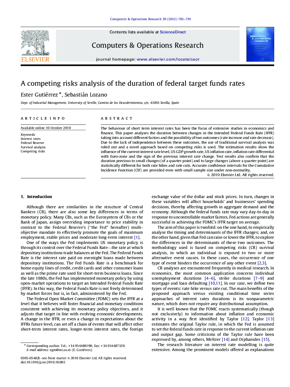 A competing risks analysis of the duration of federal target funds rates