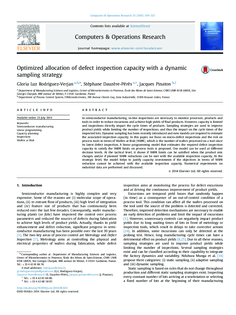 Optimized allocation of defect inspection capacity with a dynamic sampling strategy