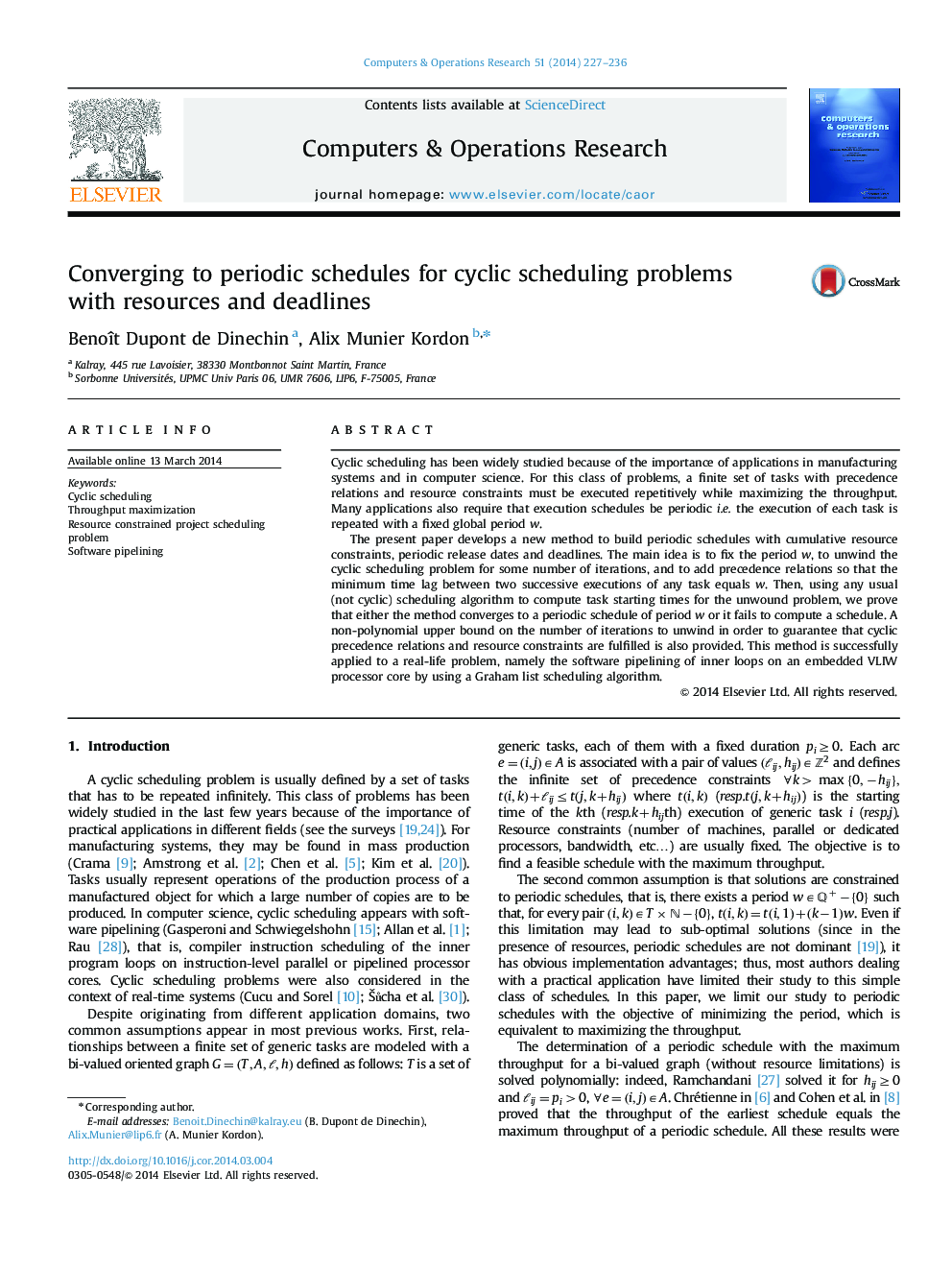 Converging to periodic schedules for cyclic scheduling problems with resources and deadlines