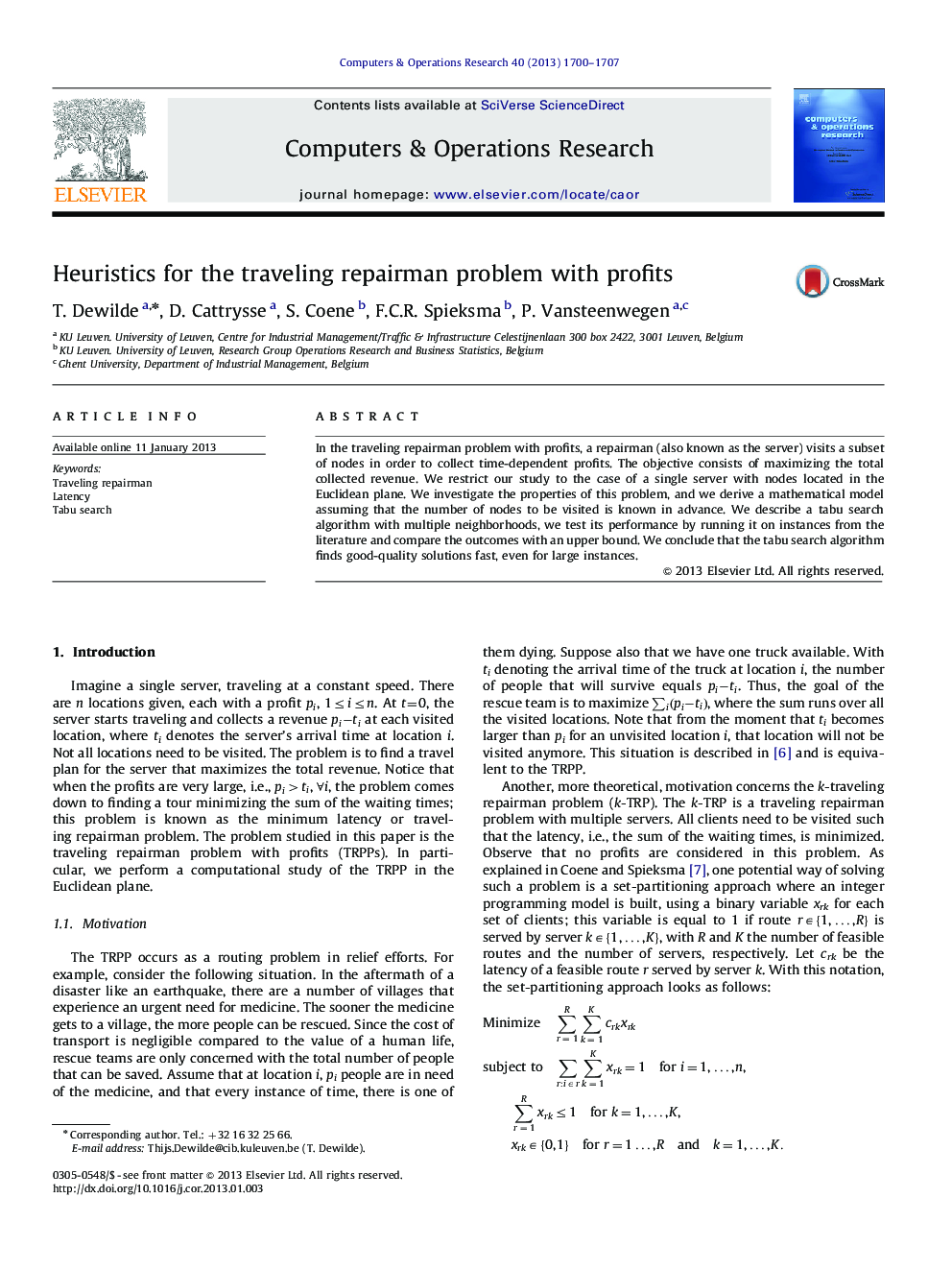 Heuristics for the traveling repairman problem with profits