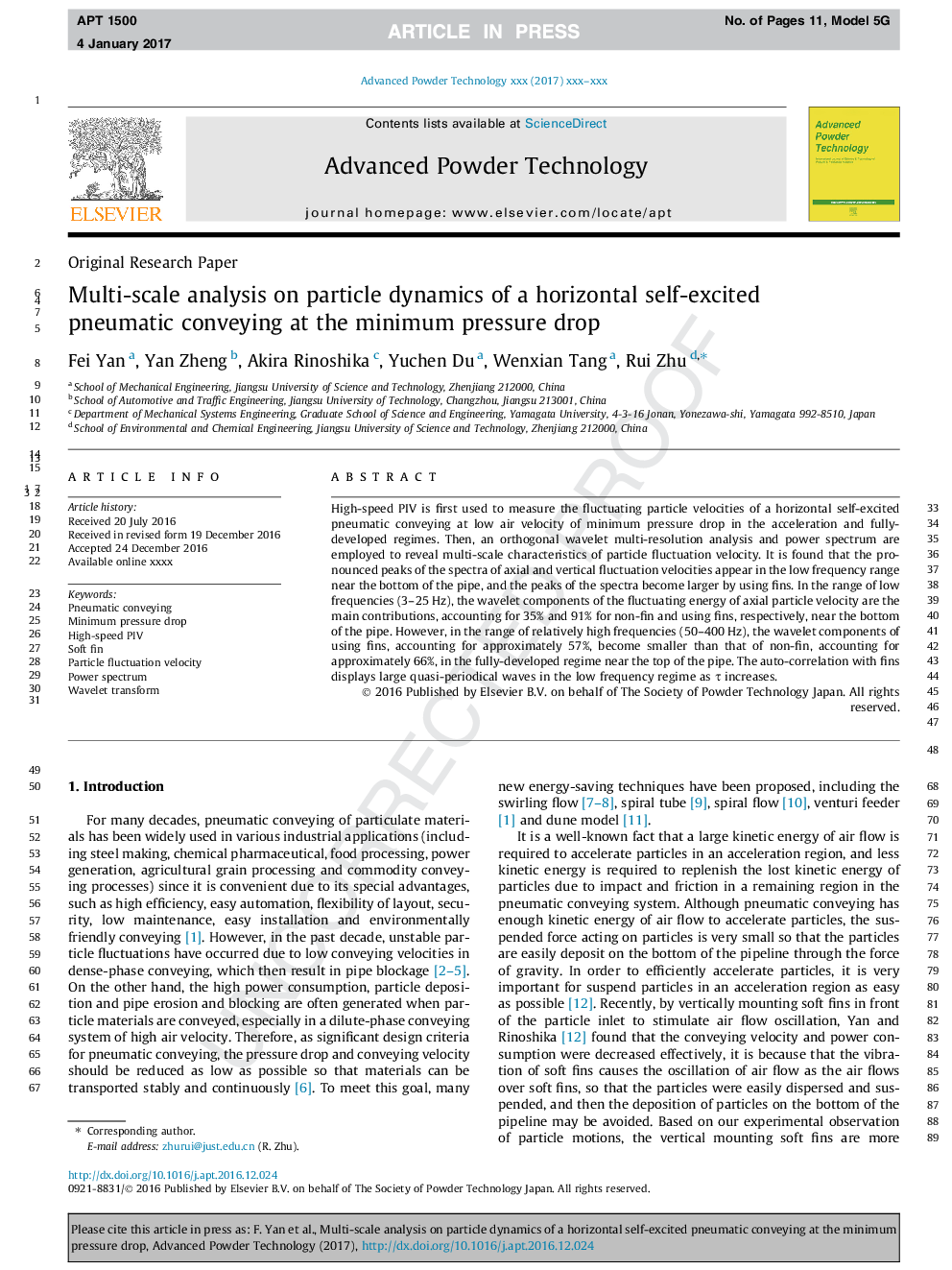 Multi-scale analysis on particle dynamics of a horizontal self-excited pneumatic conveying at the minimum pressure drop