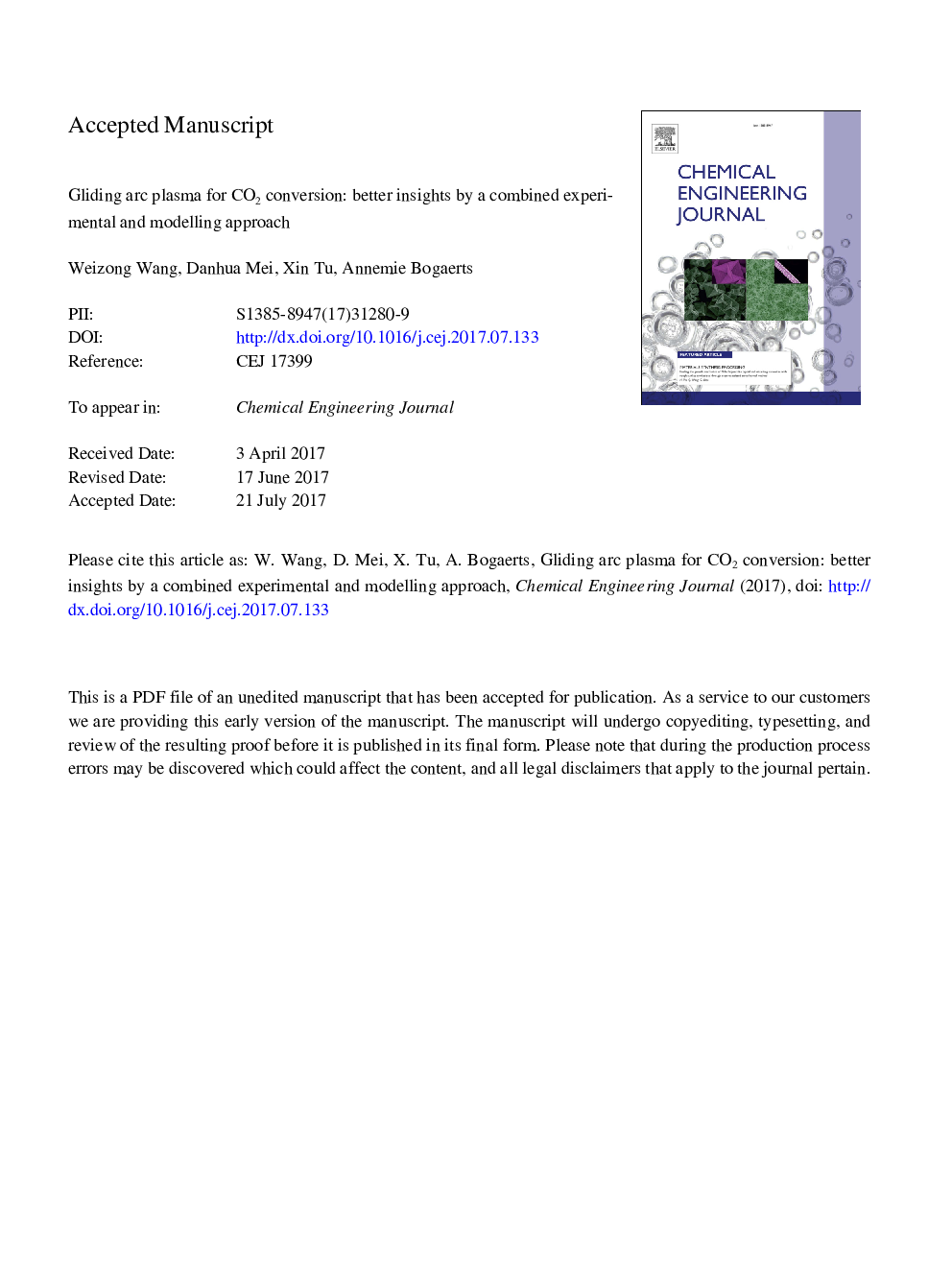 Gliding arc plasma for CO2 conversion: Better insights by a combined experimental and modelling approach