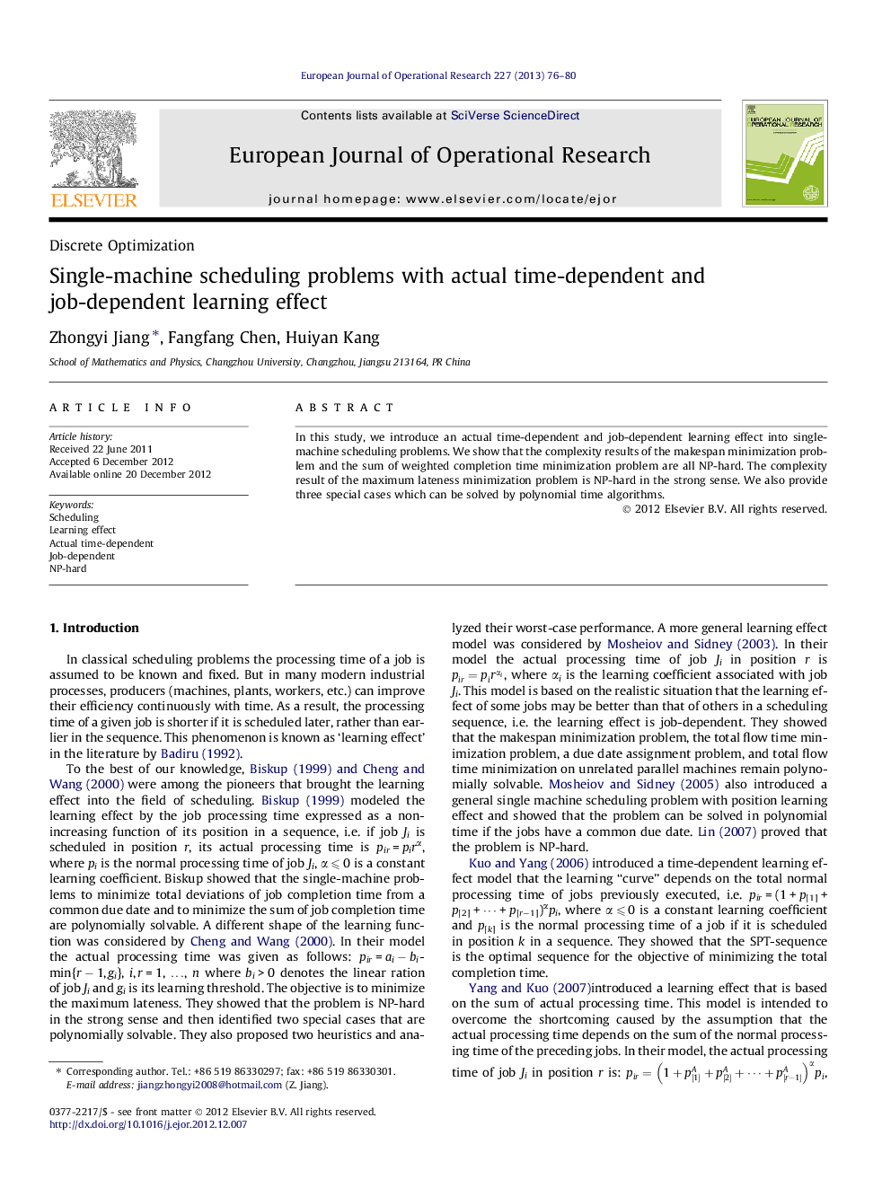 Single-machine scheduling problems with actual time-dependent and job-dependent learning effect