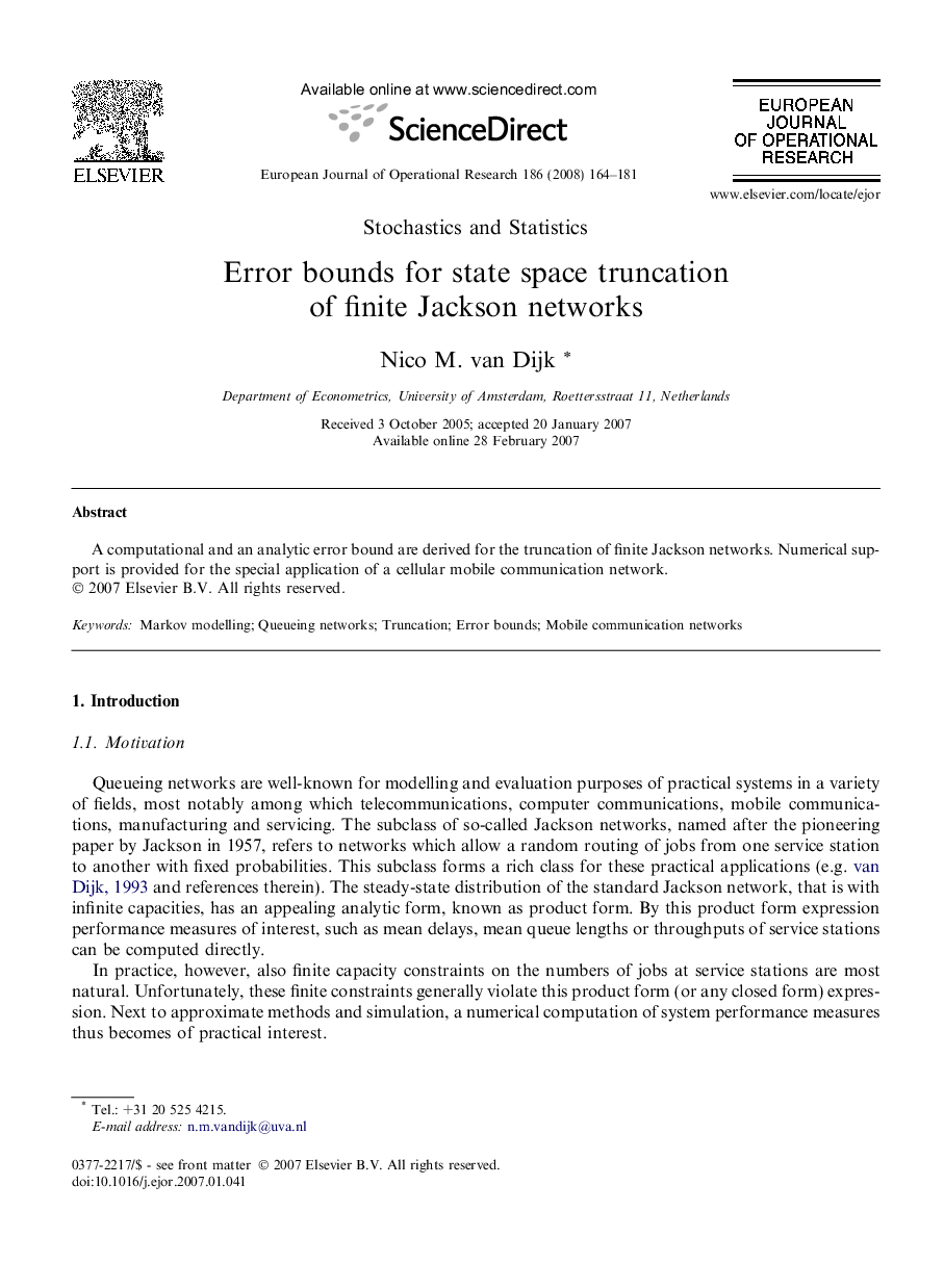 Error bounds for state space truncation of finite Jackson networks