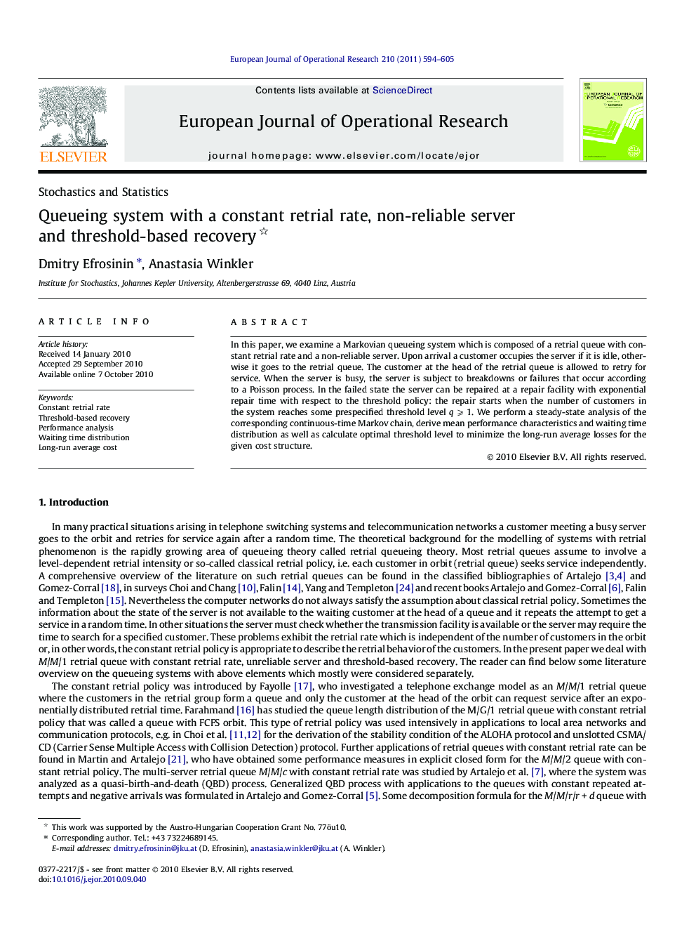 Queueing system with a constant retrial rate, non-reliable server and threshold-based recovery 