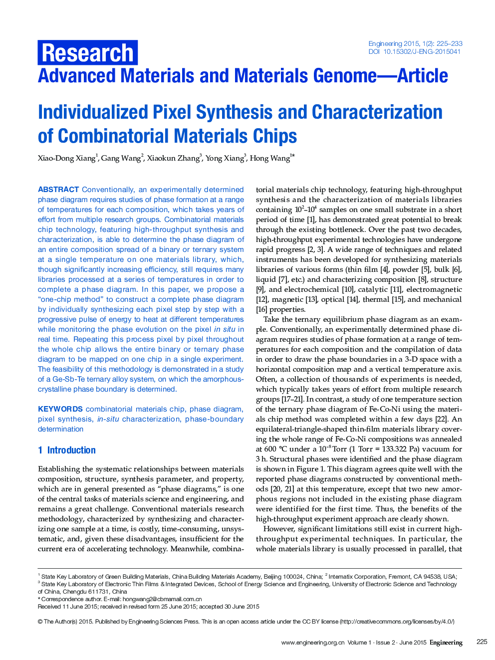 Individualized Pixel Synthesis and Characterization of Combinatorial Materials Chips