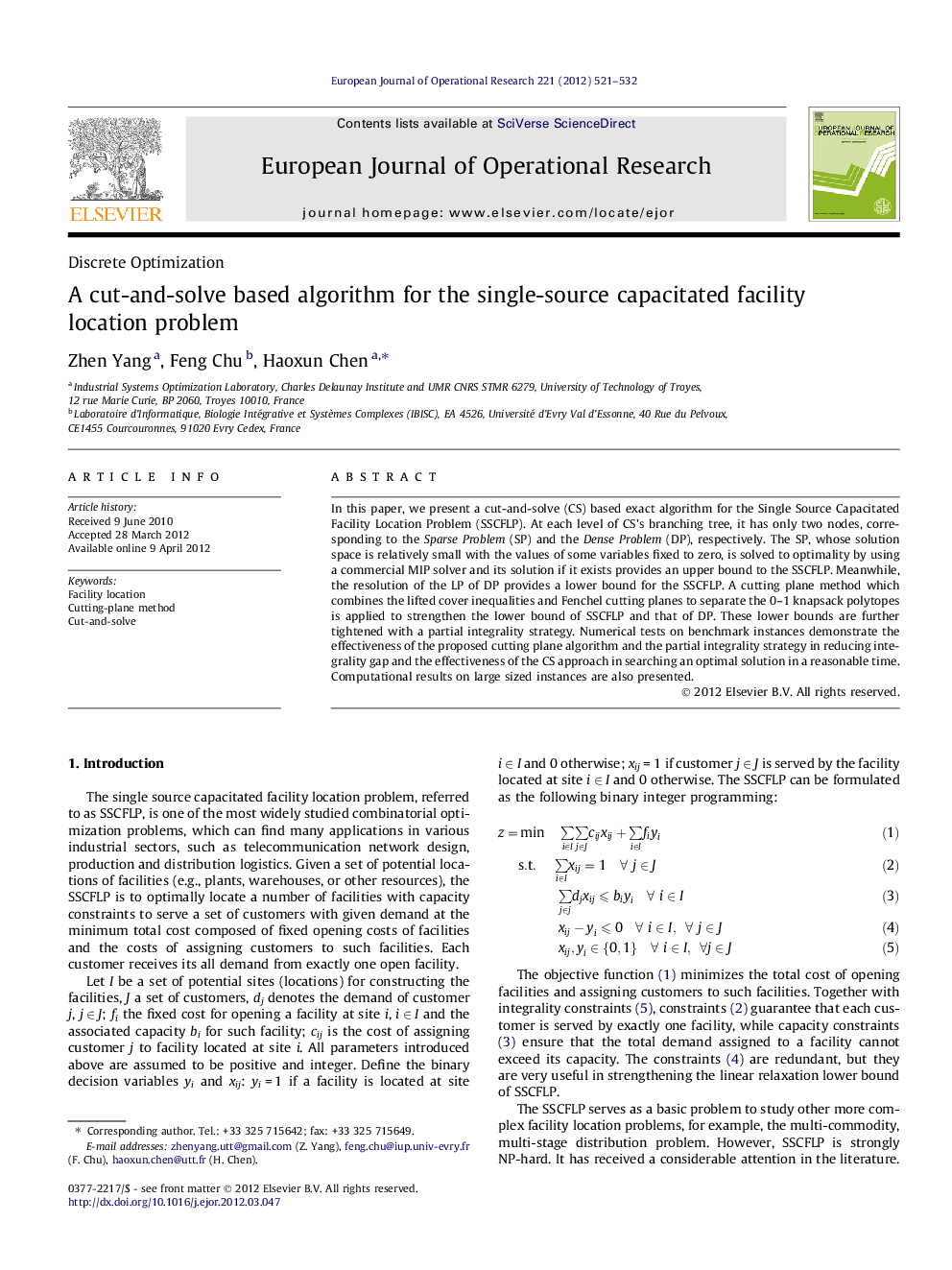 A cut-and-solve based algorithm for the single-source capacitated facility location problem