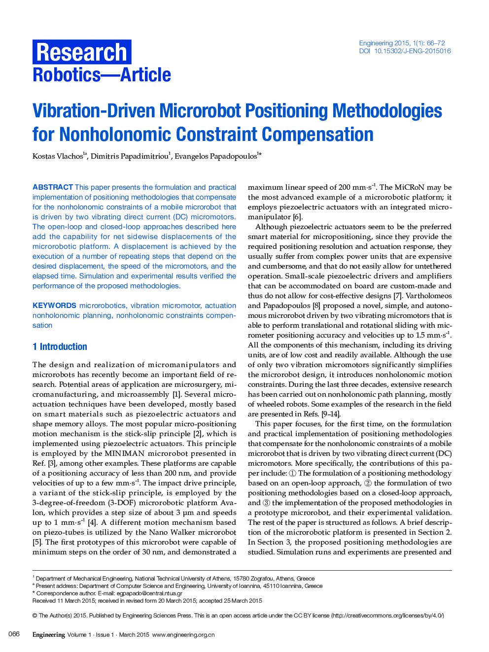 Vibration-Driven Microrobot Positioning Methodologies for Nonholonomic Constraint Compensation