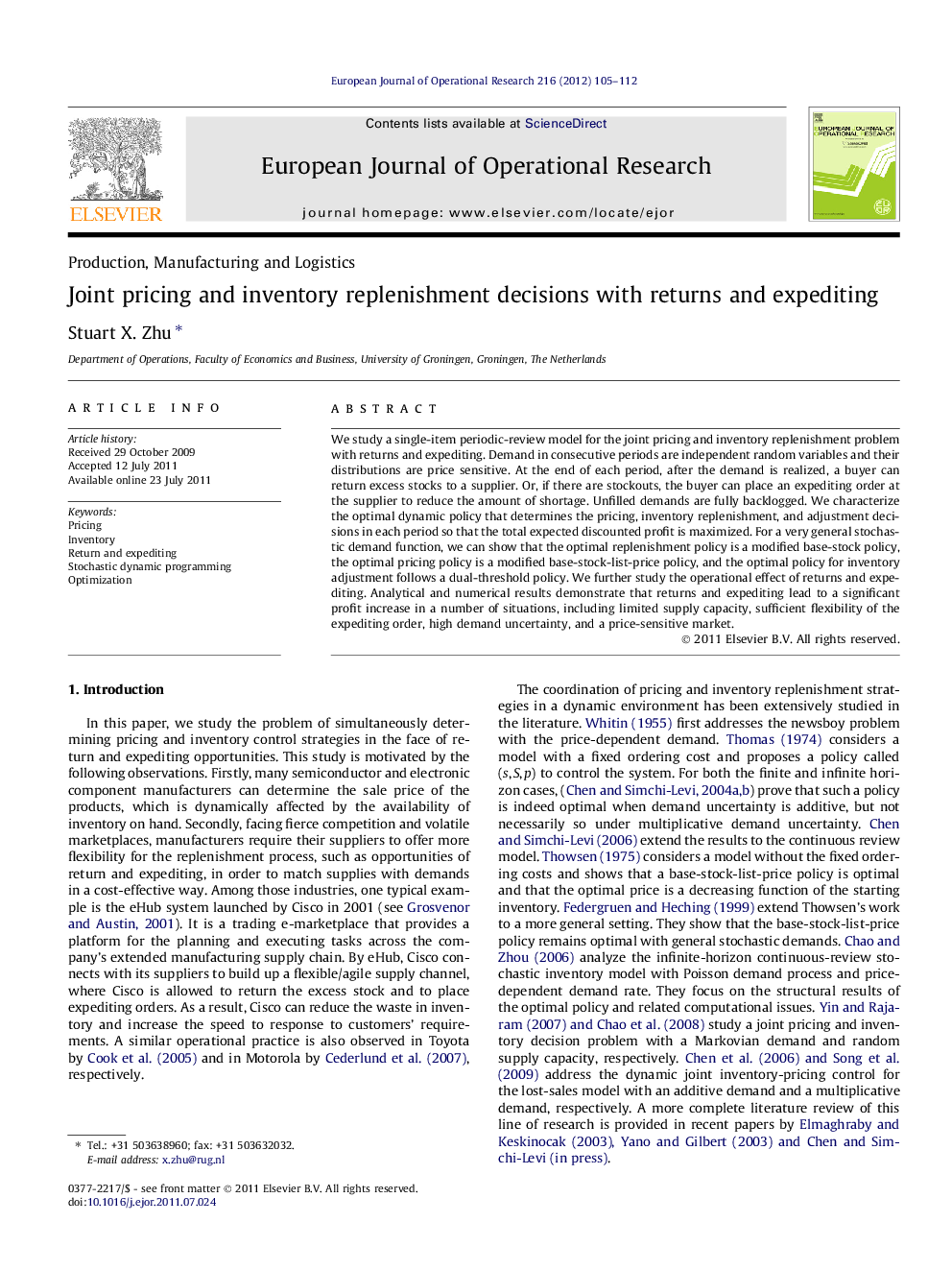 Joint pricing and inventory replenishment decisions with returns and expediting