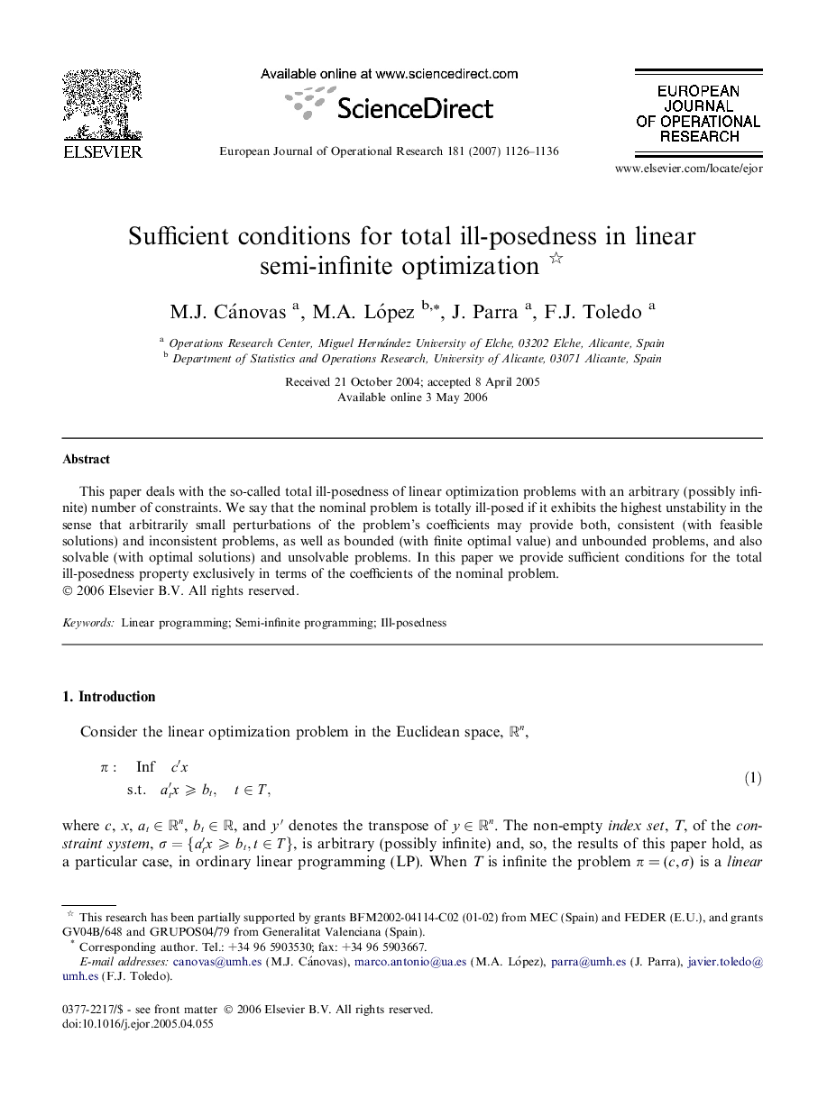 Sufficient conditions for total ill-posedness in linear semi-infinite optimization 