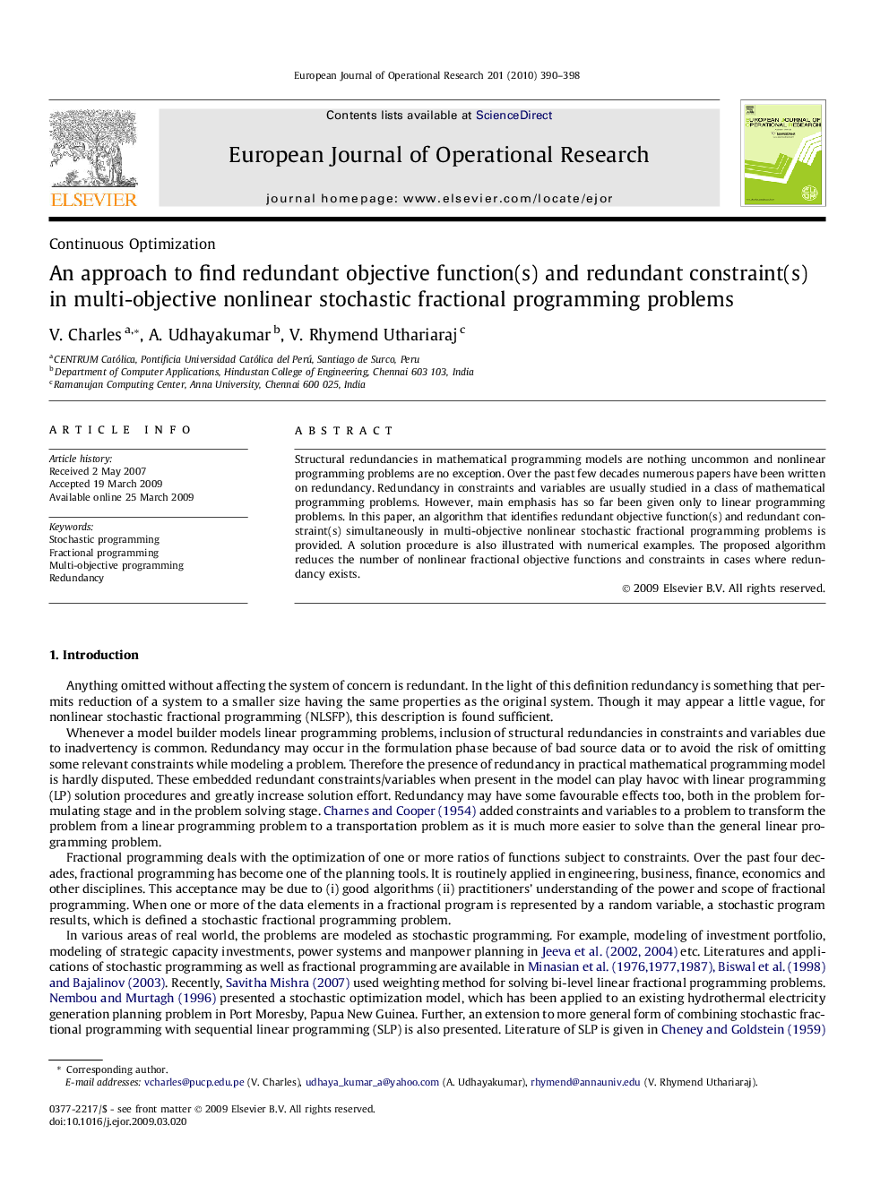 An approach to find redundant objective function(s) and redundant constraint(s) in multi-objective nonlinear stochastic fractional programming problems