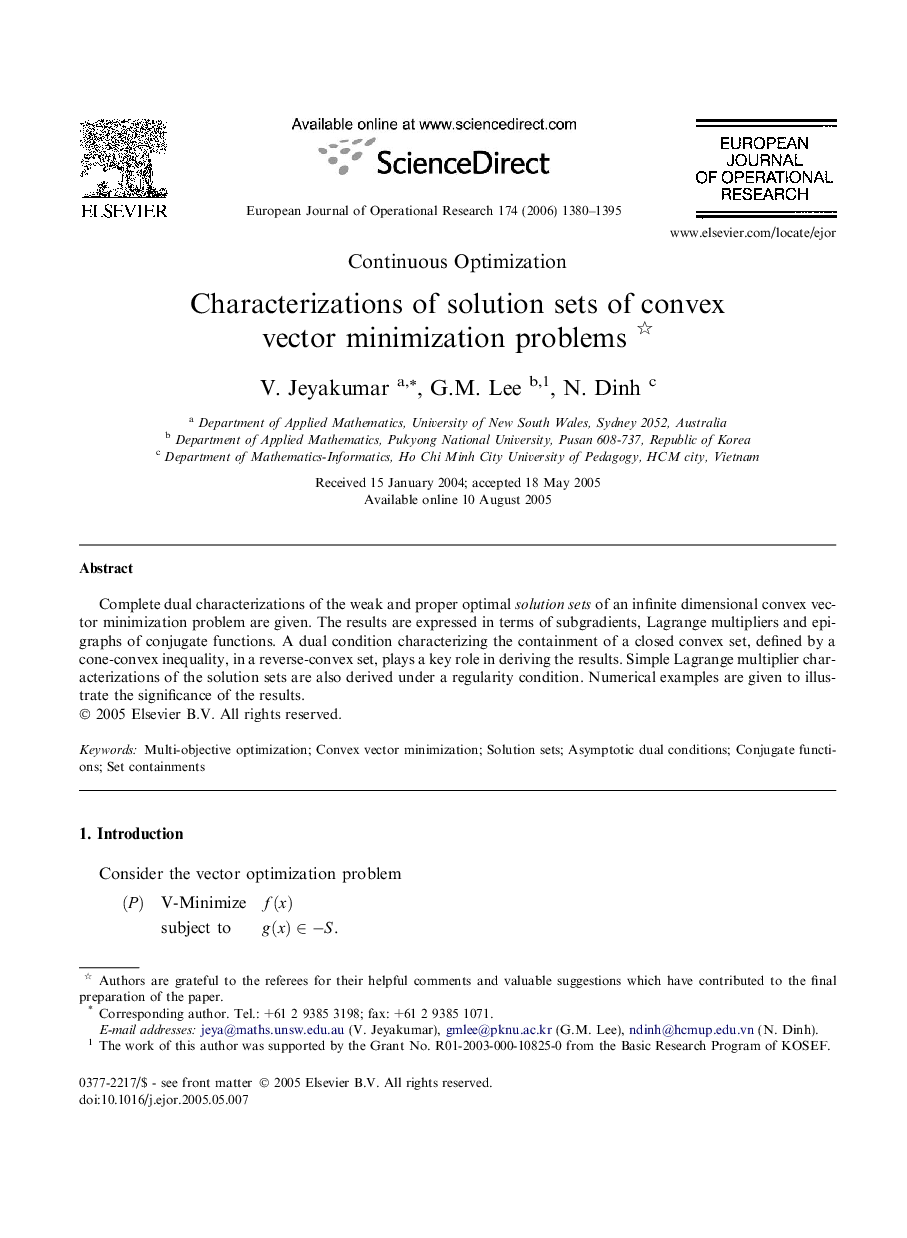 Characterizations of solution sets of convex vector minimization problems 