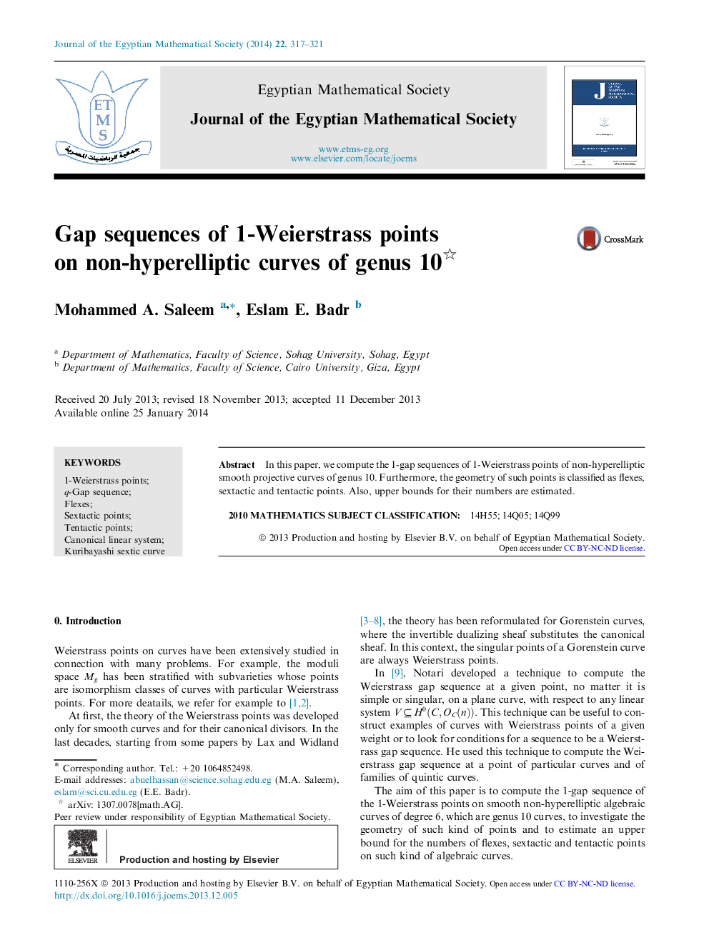 Gap sequences of 1-Weierstrass points on non-hyperelliptic curves of genus 10 