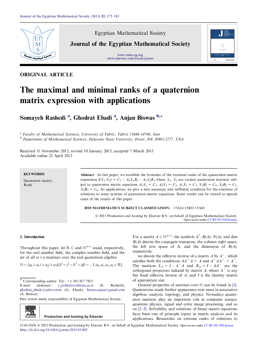 The maximal and minimal ranks of a quaternion matrix expression with applications 